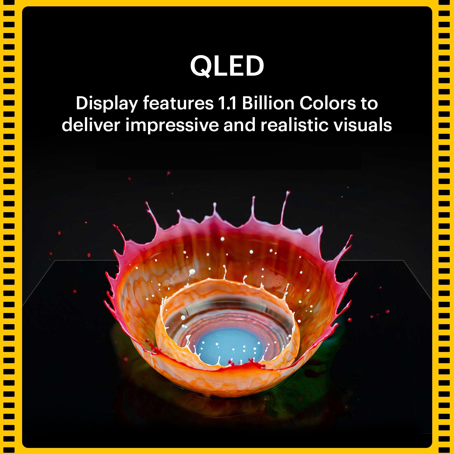 Image of KODAK 126 cm (50 inch) QLED Ultra HD (4K) Smart Google TV with Dolby Atmos | HDR 10 | 40W Sound Output | DTS Trusurround | Google Assistant | Dual Band Wi-Fi