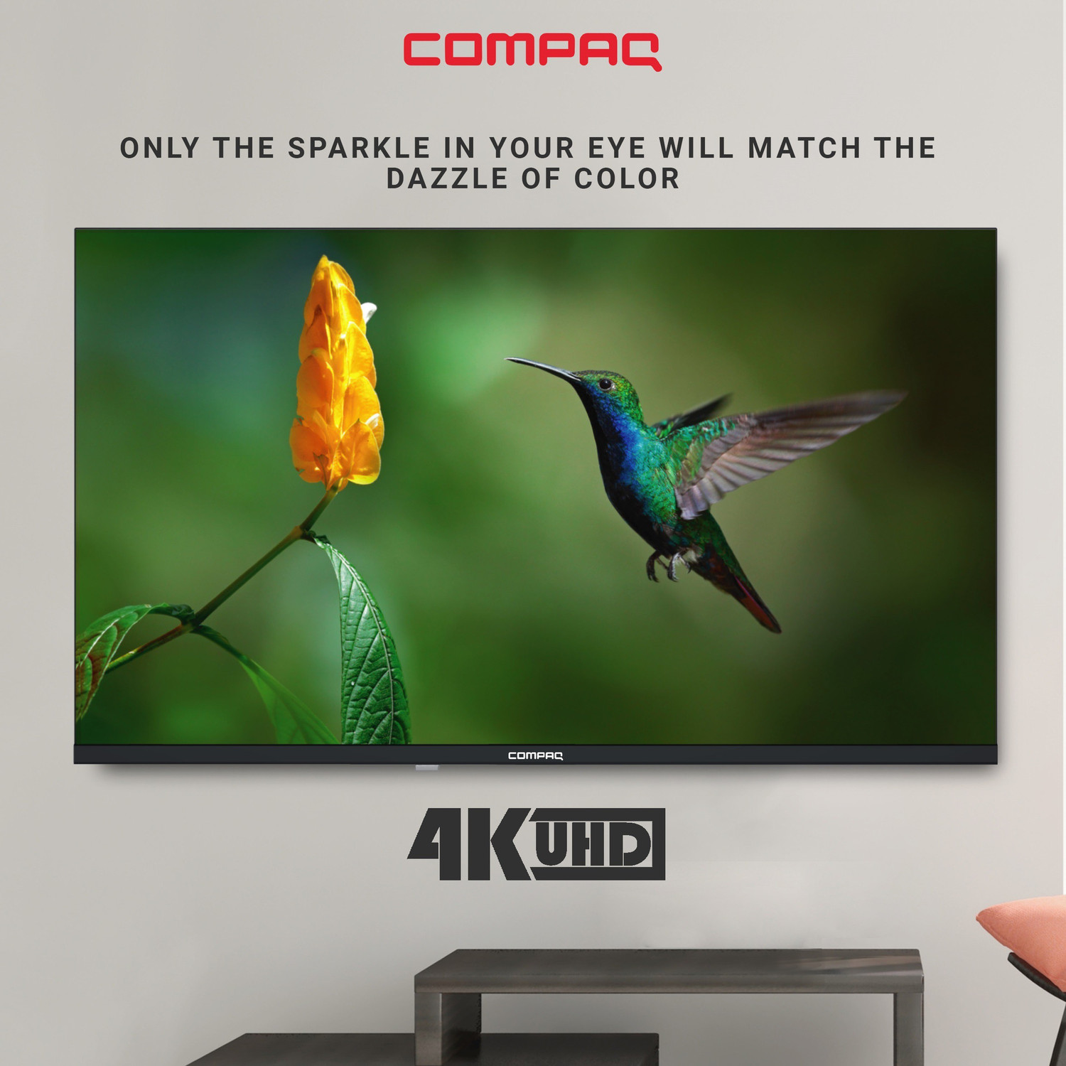 Image of Compaq 127 cm (50 inch) Ultra HD (4K) LED Smart Android TV (CQ5000UHDAB)