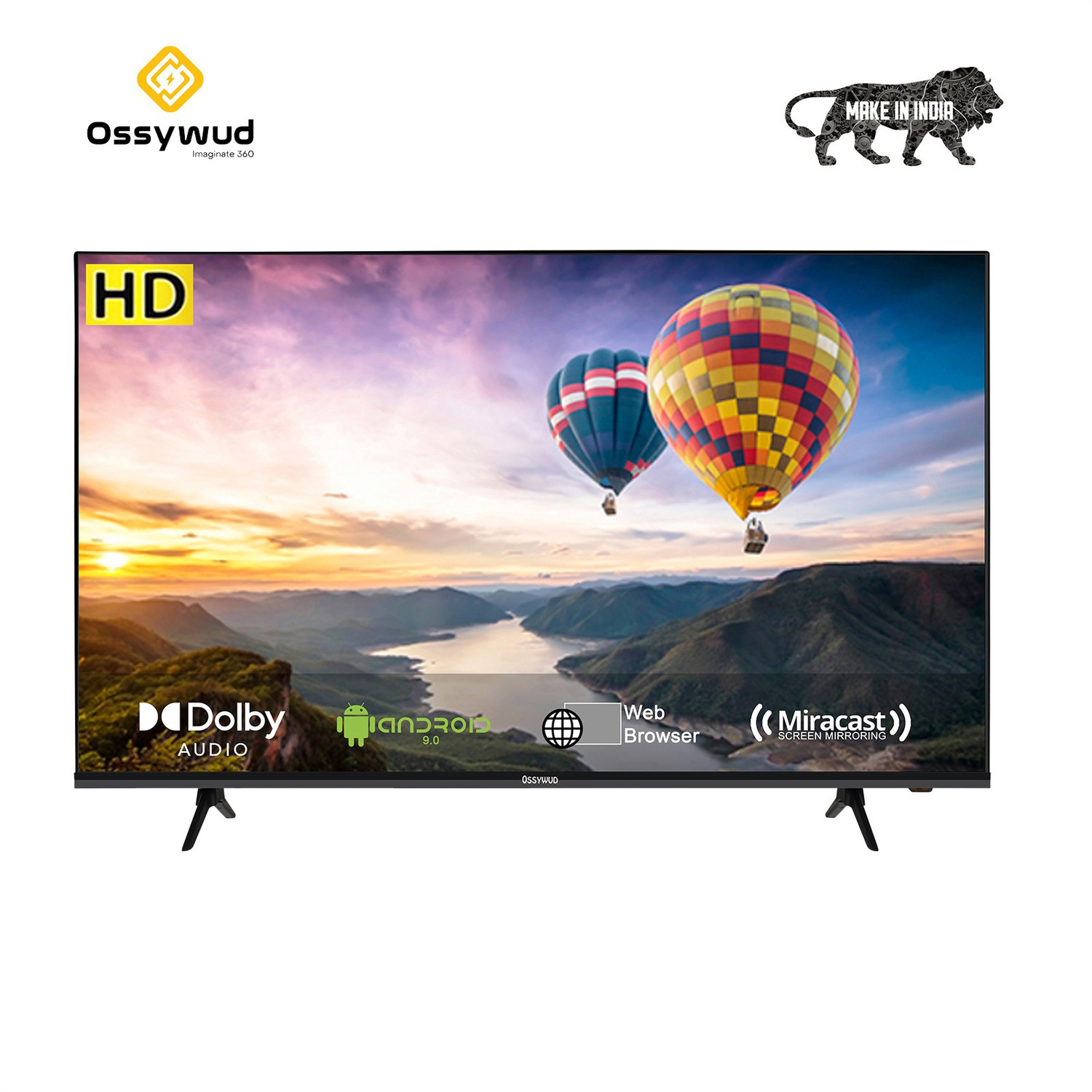 Image of Ossywud 80 cm (32 inch) HD Ready LED Smart Android Based TV
