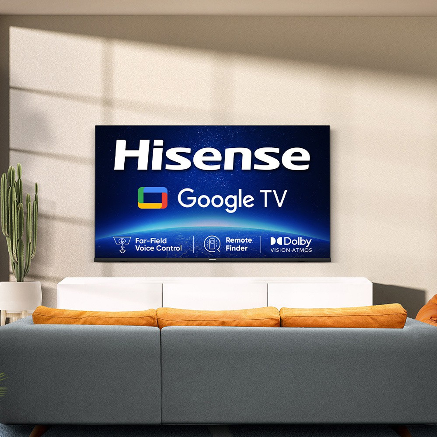 Image of Hisense A6H 108 cm (43 inch) Ultra HD (4K) LED Smart Google TV with Hands Free Voice Control, Dolby Vision and Atmos
