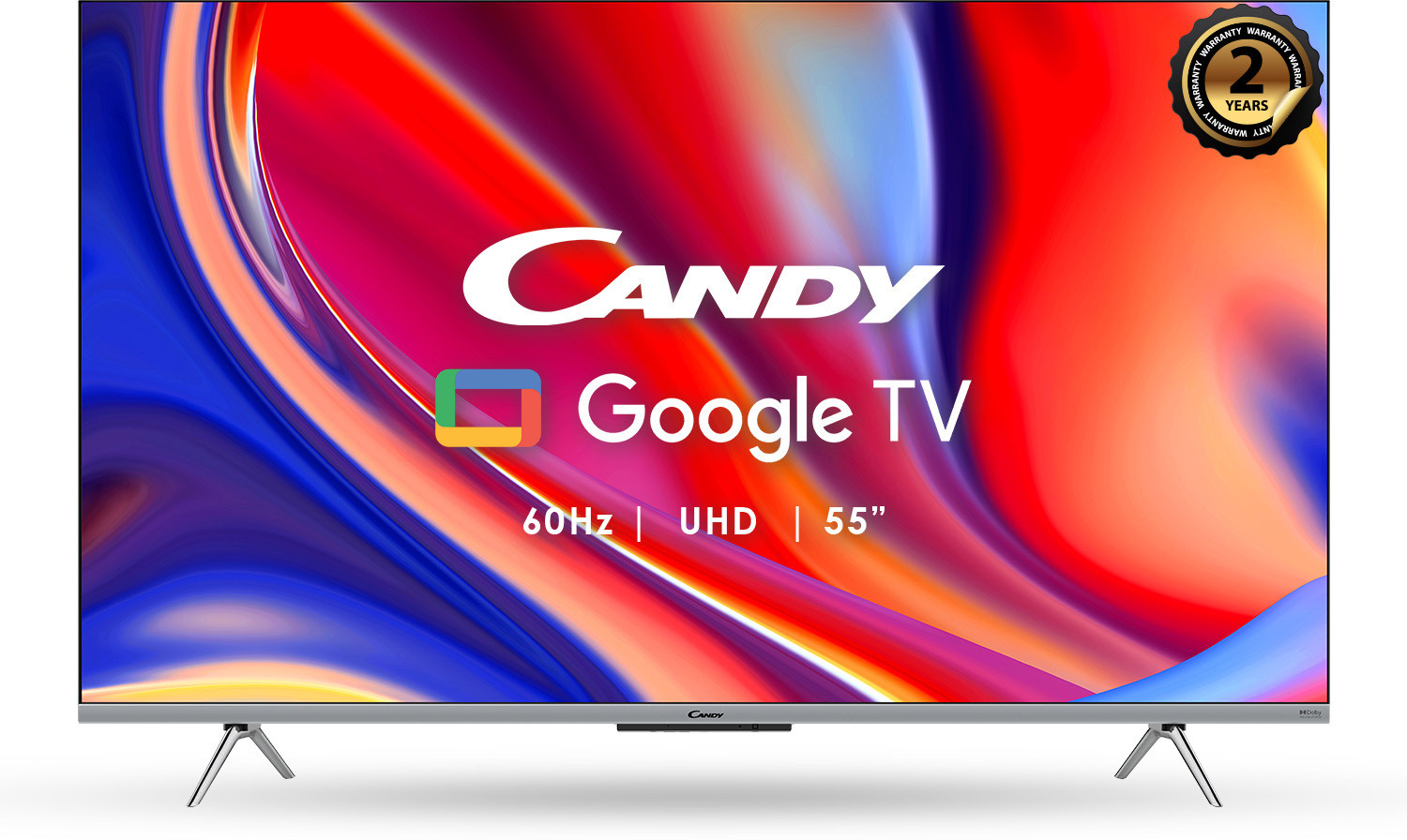 Image of CANDY 139 cm (55 inch) Ultra HD (4K) LED Smart Google TV with Dolby Atmos & Dolby Vision