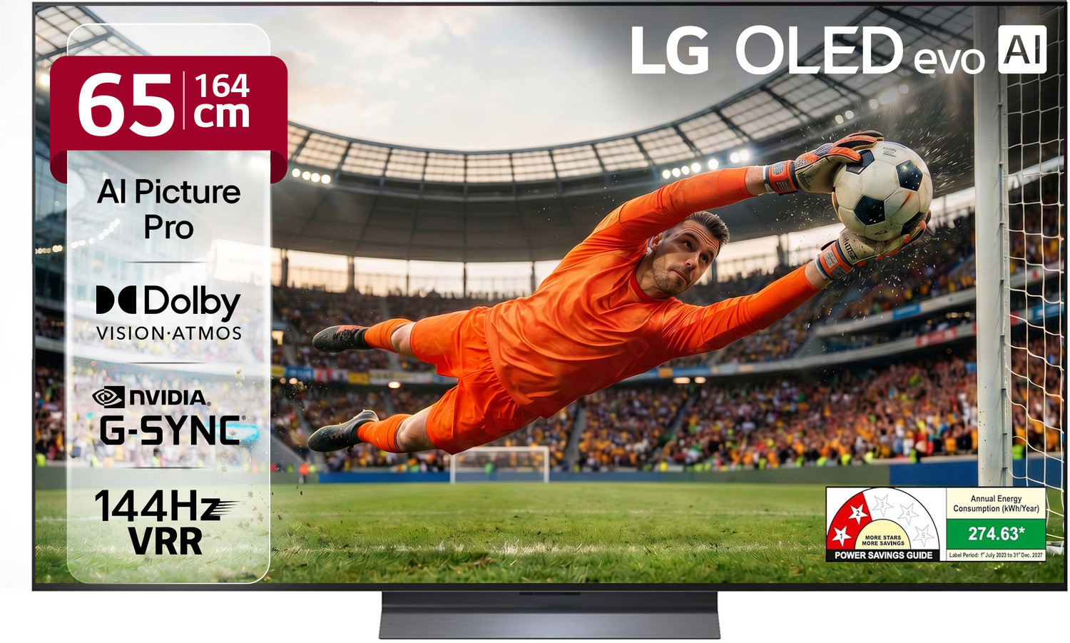 LG evo AI C5 164 cm (65 inch) OLED Ultra HD (4K) Smart WebOS TV 2025 Edition with Alpha 11 AI Processor 4K Gen2 | Brightness Booster | AI Picture Pro ...