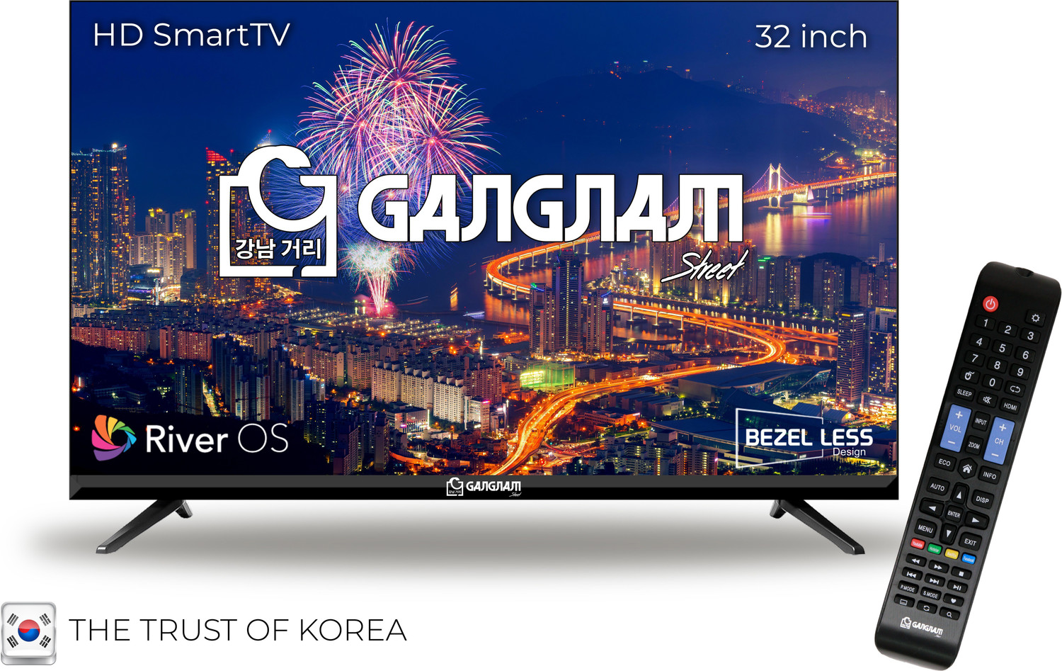 Image of Gangnam Street 80 cm (32 inch) HD Ready LED Smart Android TV