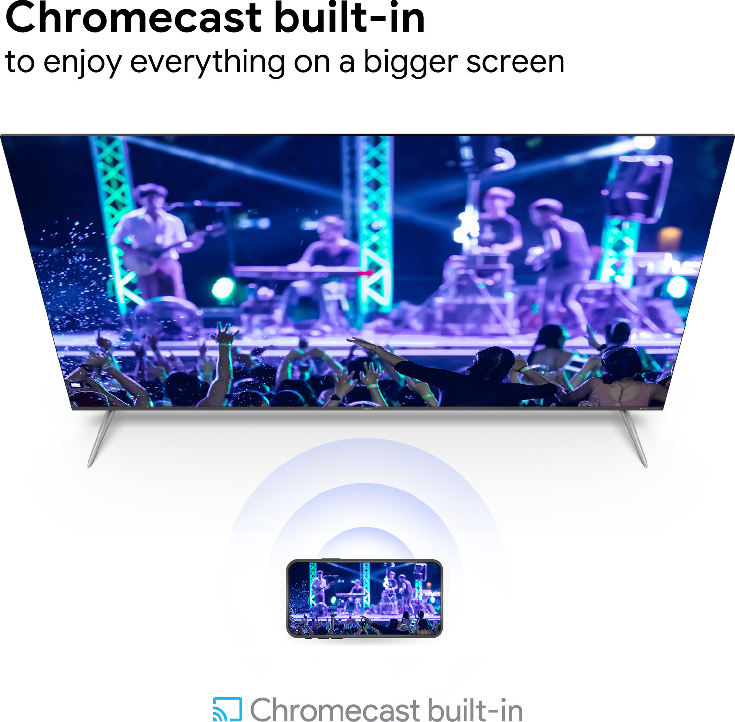 Image of Acer 189 cm (75 inch) Ultra HD (4K) LED Smart Android TV (AR75AR2851UDFL)