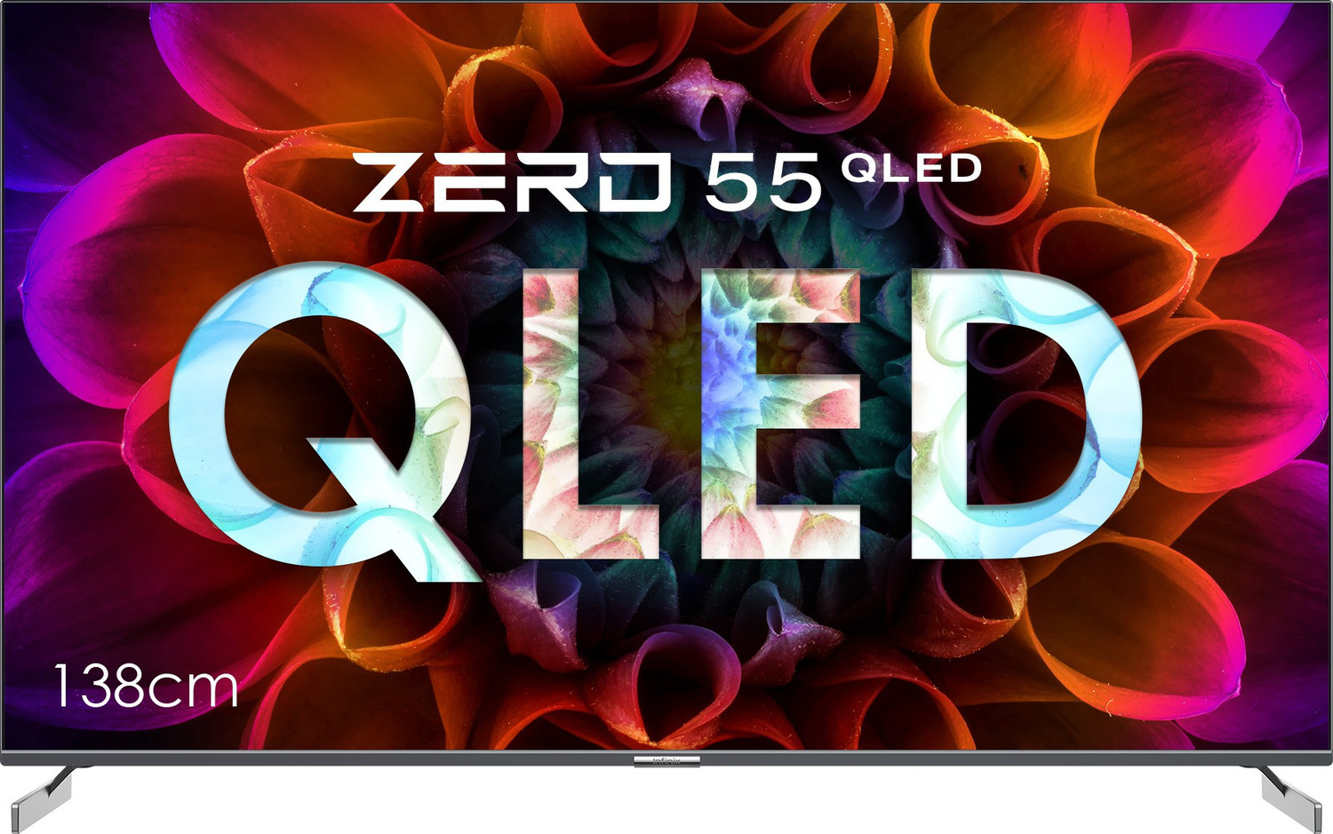 Image of Infinix Zero 138 cm (55 inch) QLED Ultra HD (4K) Smart Android TV with QLED Technology, 1.07 Color, Vivid & Detailed Visuals, Bezel Less Design with X-Blade Metal Stand, Dolby Vision & Dolby Audio