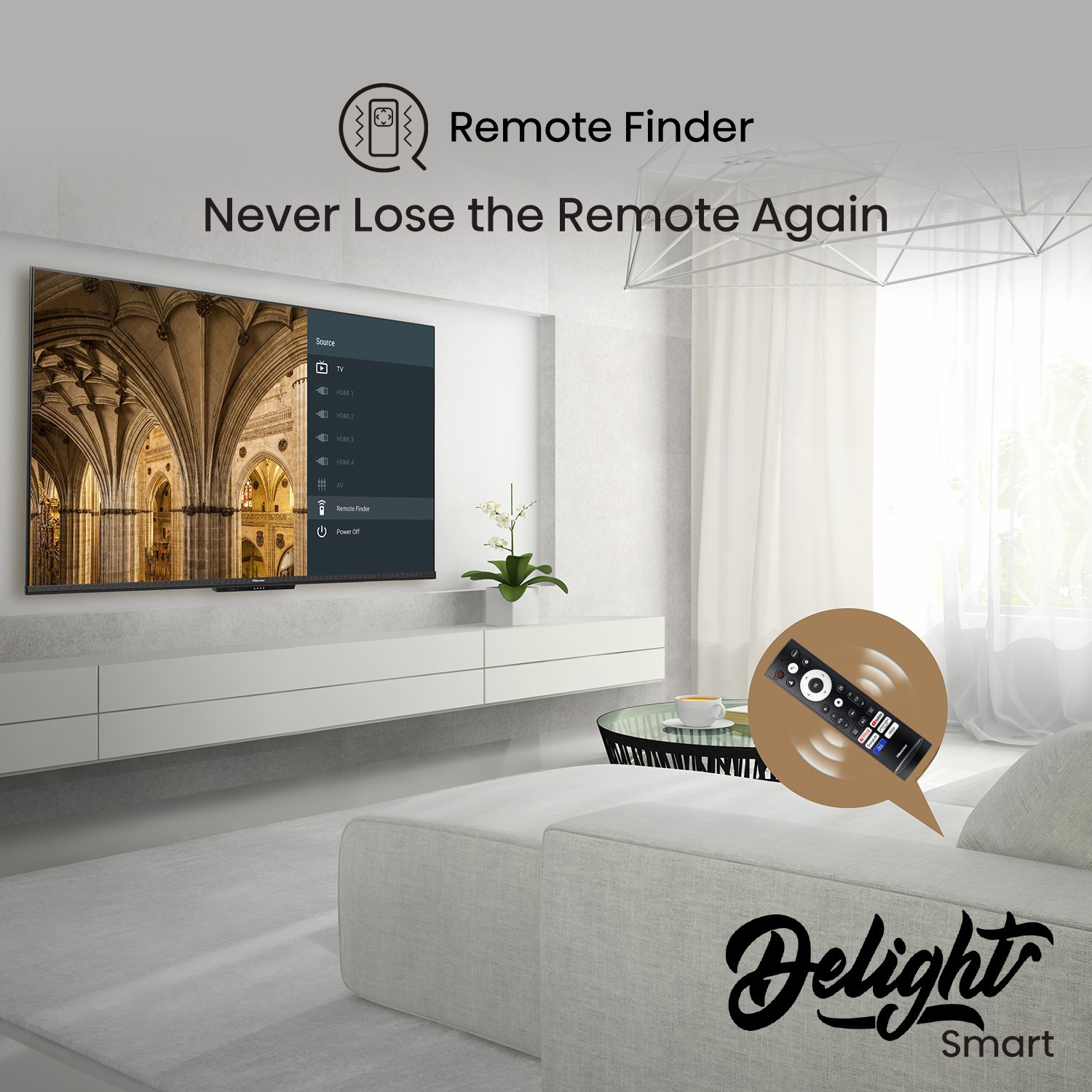 Image of Hisense A6H 108 cm (43 inch) Ultra HD (4K) LED Smart Google TV with Hands Free Voice Control, Dolby Vision and Atmos