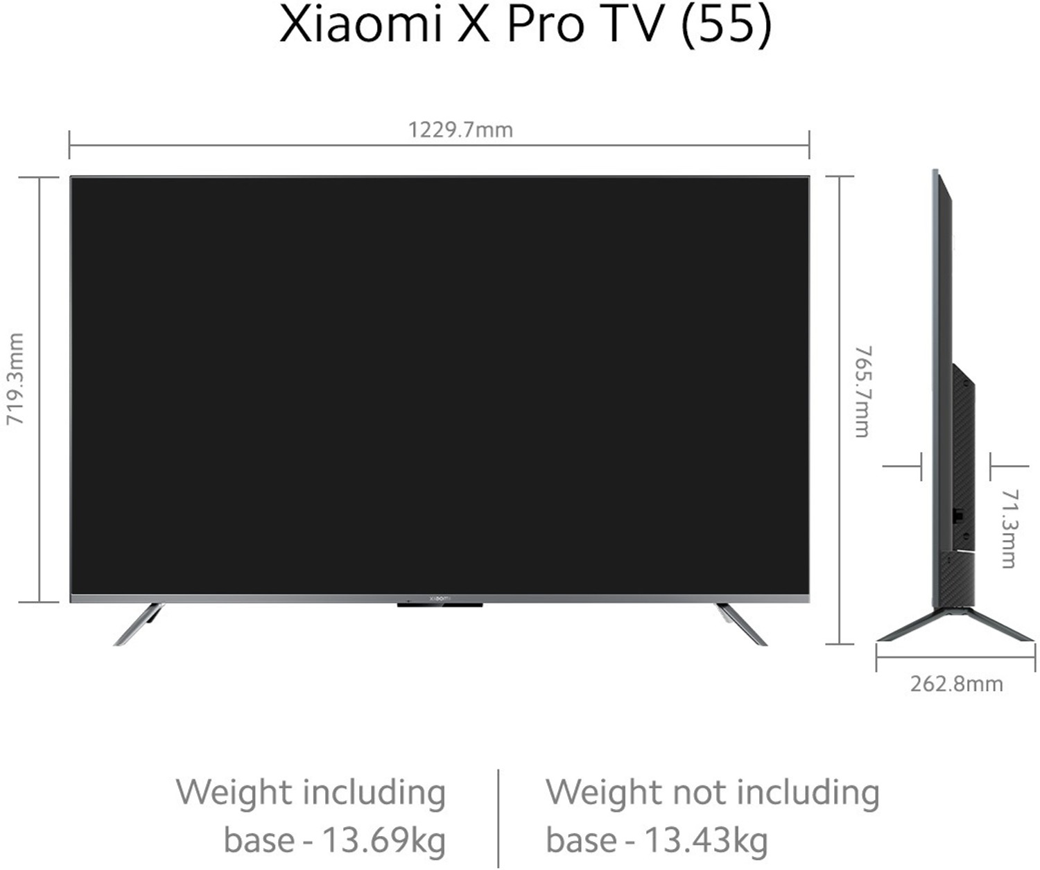 Image of XIAOMI by Mi X Pro 138 cm (55 inch) Ultra HD (4K) LED Smart Google TV with 4K Dolby Vision IQ | HDR10+ | Dolby Atmos | DTS X | Vivid Picture Engine 2 with Adaptive Brightness
