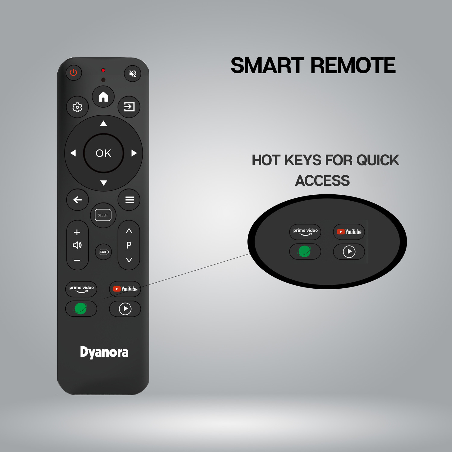 Image of Dyanora Sigma 80 cm (32 Inch) HD Ready LED Smart Linux TV with 30 Watt Box Speakers & Bezel-Less Design (DY-LD32H4S)
