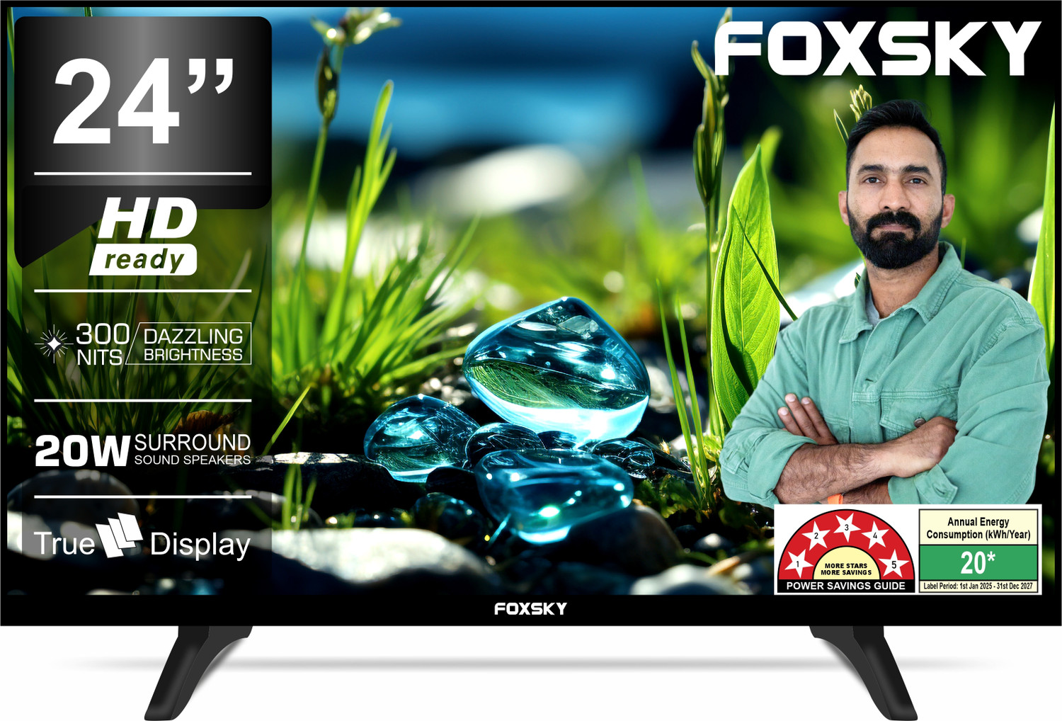 Foxsky 60 cm (24 inch) Full HD LED Smart TV