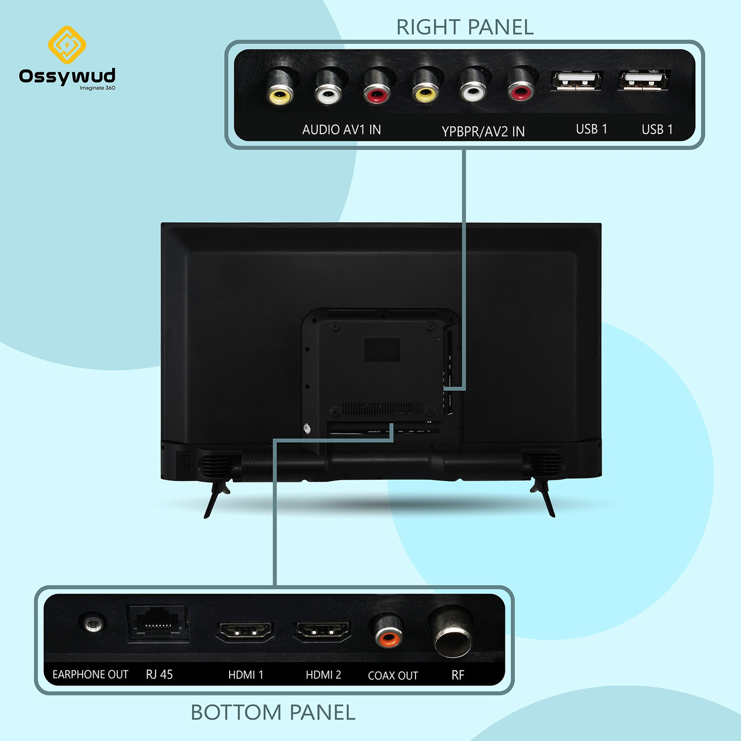 Image of Ossywud 80 cm (32 inch) HD Ready LED Smart Android Based TV