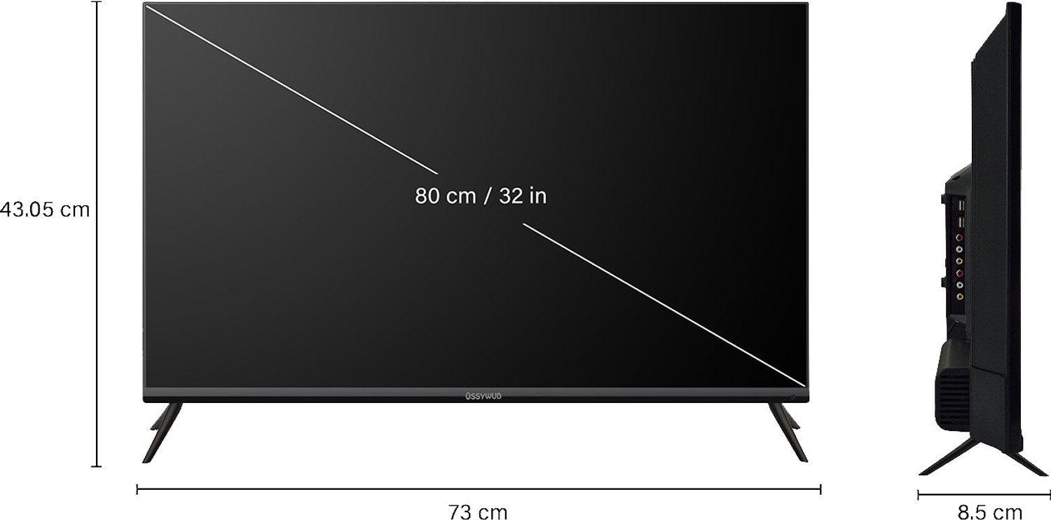 Image of Ossywud 80 cm (32 inch) HD Ready LED Smart Android Based TV