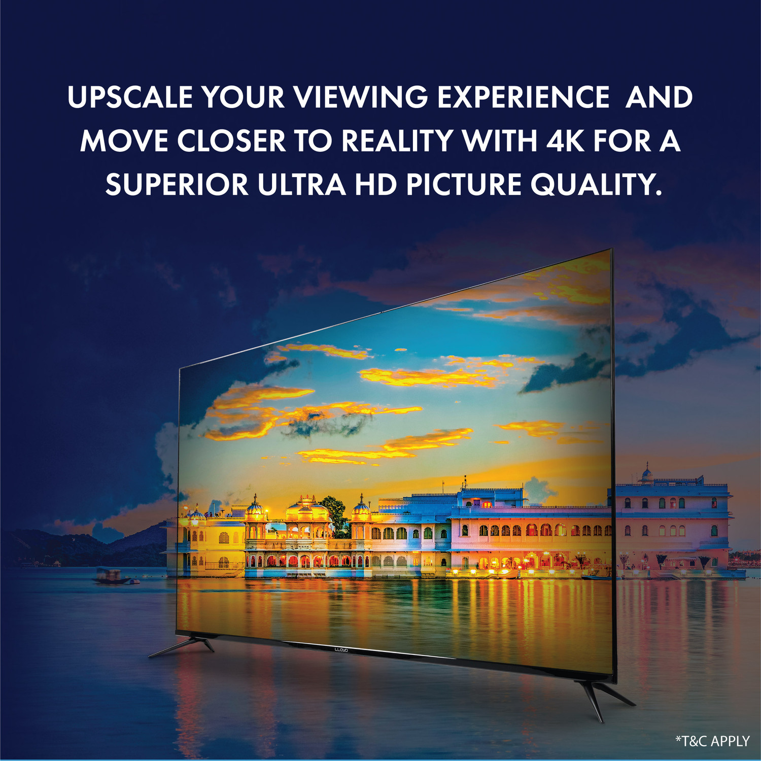 Image of Lloyd 109 cm (43 inch) QLED Ultra HD (4K) Smart WebOS TV