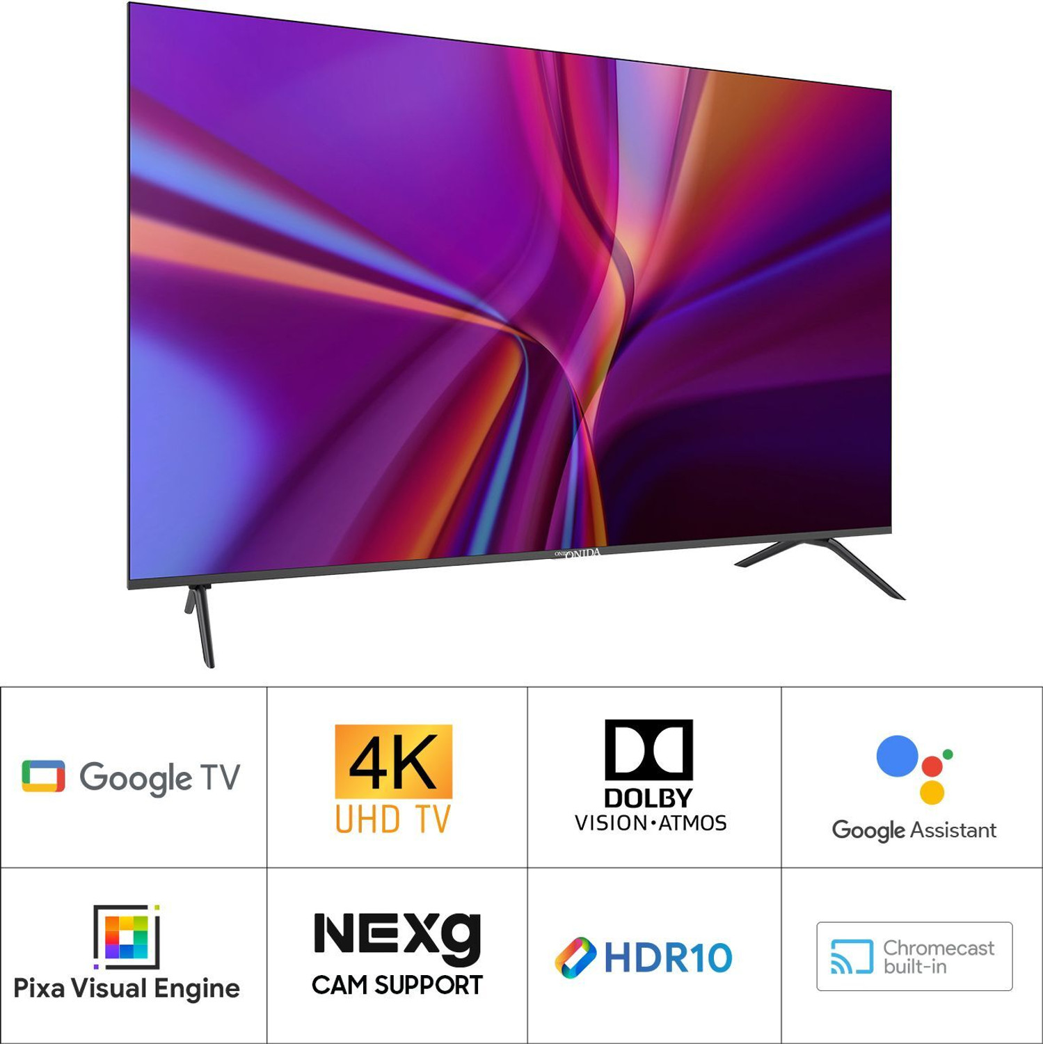 Image of ONIDA 189 cm (75 inch) Ultra HD (4K) LED Smart Google TV (75UIG-R)