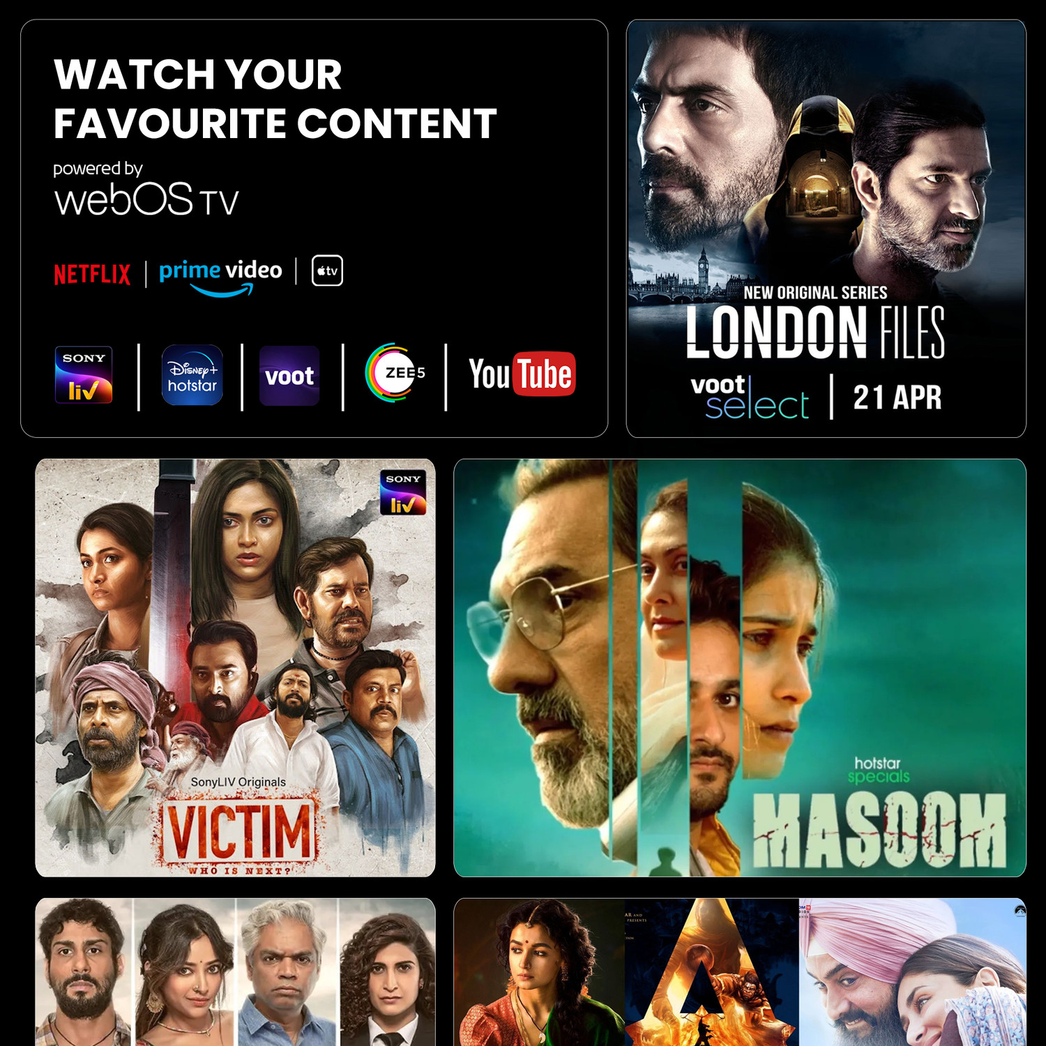 Image of Dyanora 109 cm (43 inch) Ultra HD (4K) LED Smart WebOS TV (DY-LD43U0S)