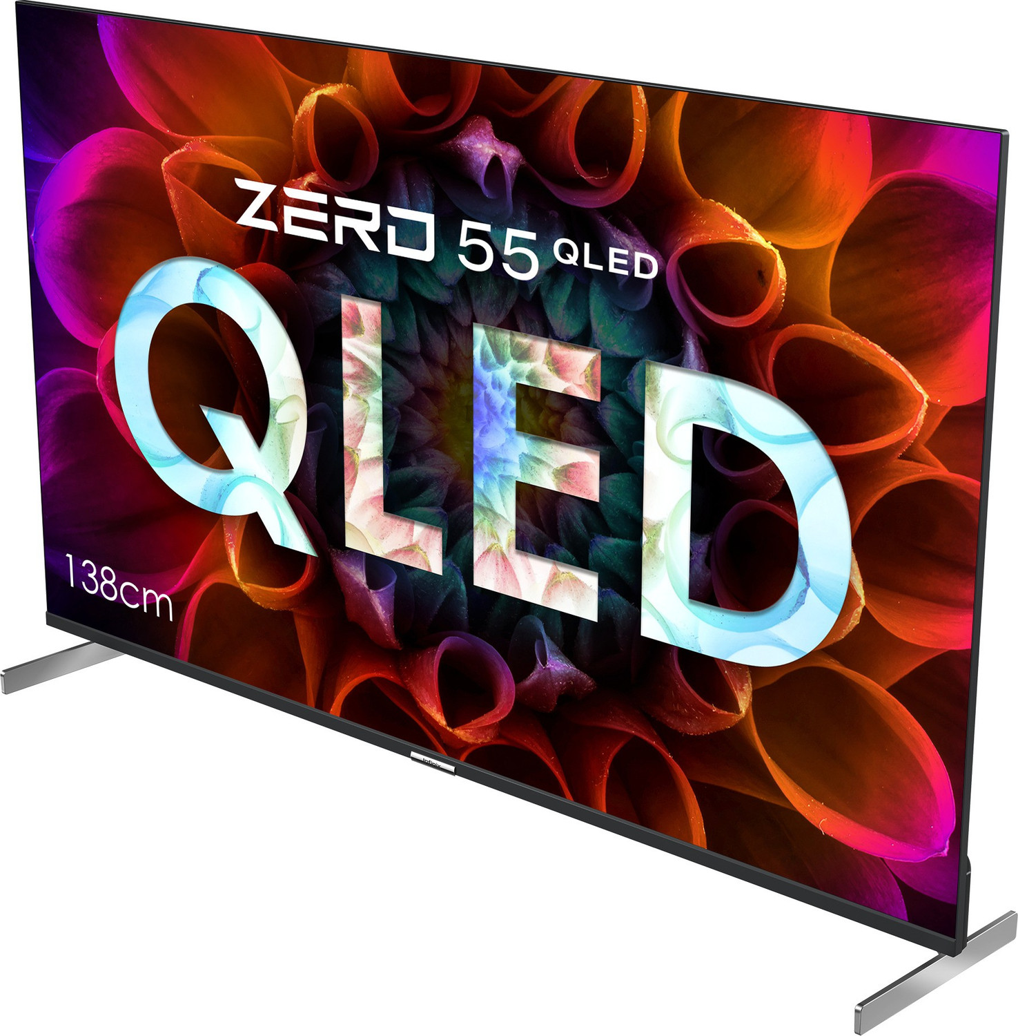 Image of Infinix Zero 138 cm (55 inch) QLED Ultra HD (4K) Smart Android TV with QLED Technology, 1.07 Color, Vivid & Detailed Visuals, Bezel Less Design with X-Blade Metal Stand, Dolby Vision & Dolby Audio