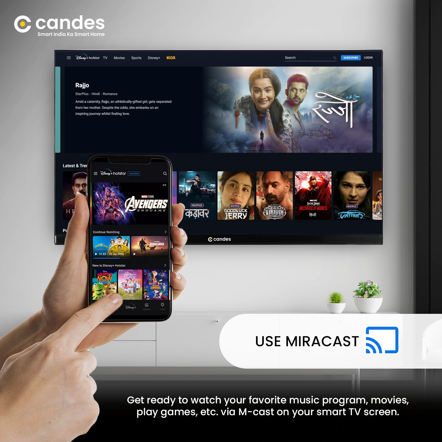 Image of Candes 81 cm (32 inch) HD Ready LED Smart Android TV
