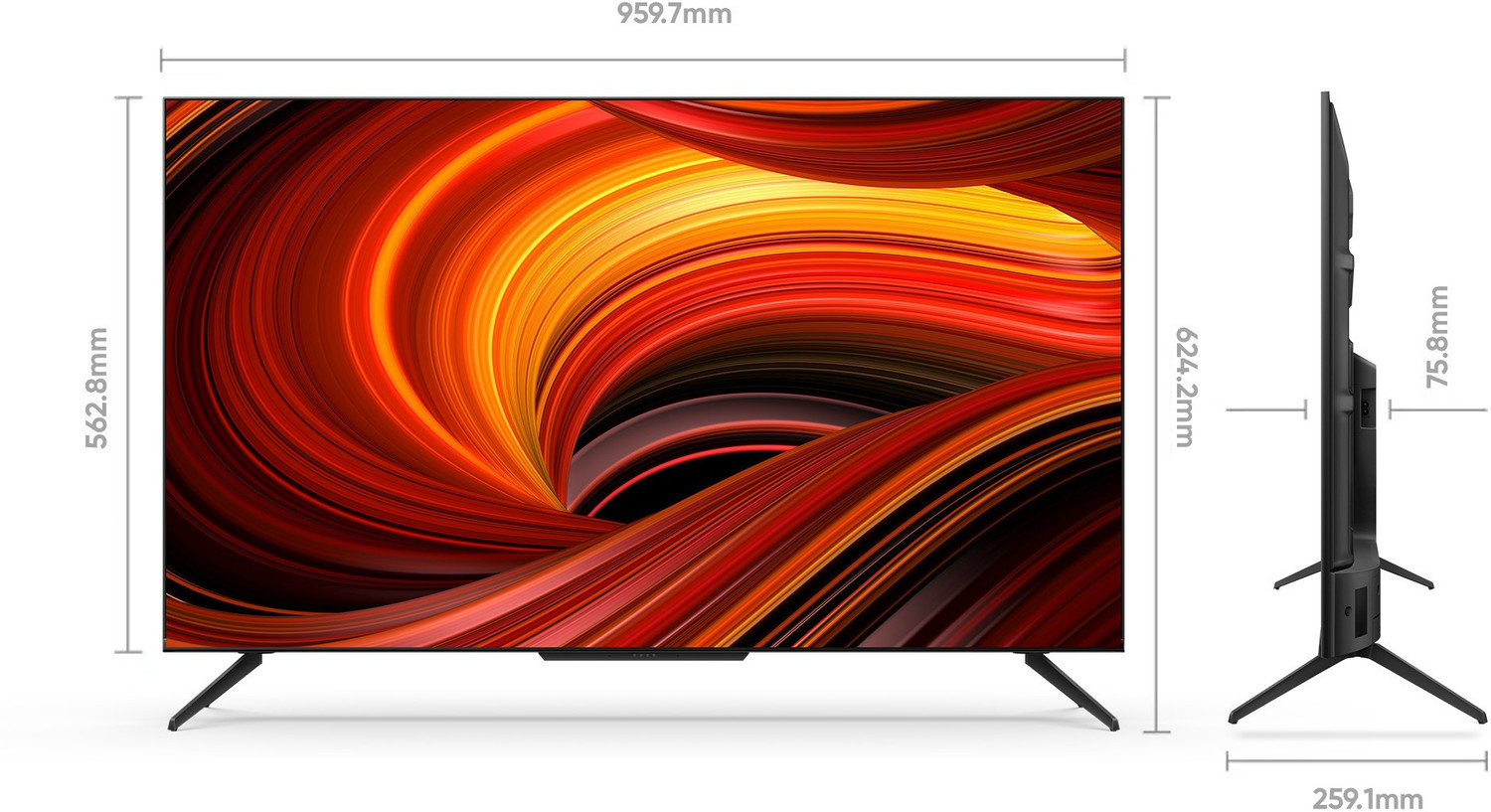 Image of realme 108 cm (43 inch) Ultra HD (4K) LED Smart Android TV with Handsfree Voice Search and Dolby Vision & Atmos (RMV2004)