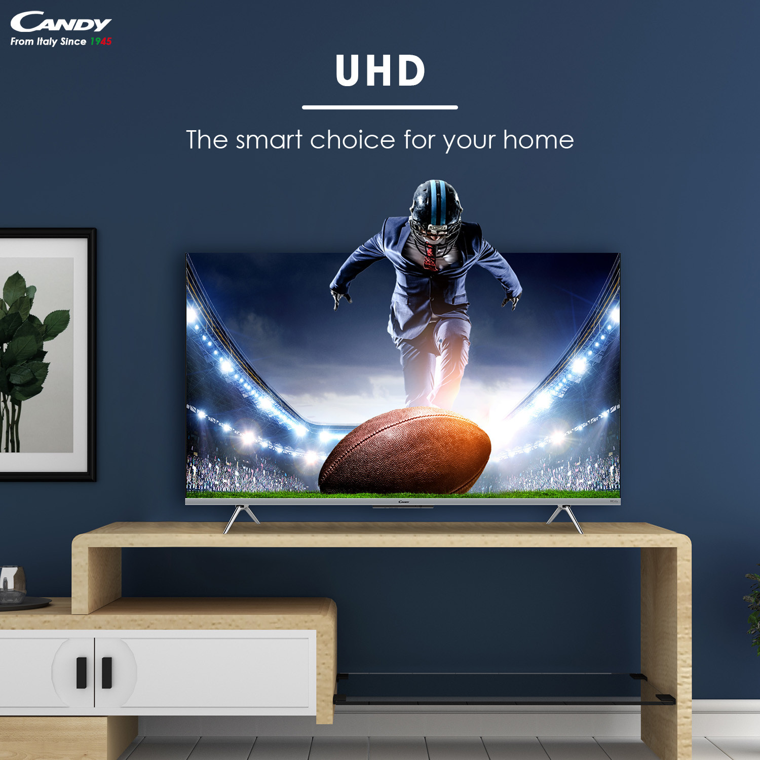 Image of CANDY 139 cm (55 inch) Ultra HD (4K) LED Smart Google TV with Dolby Atmos & Dolby Vision