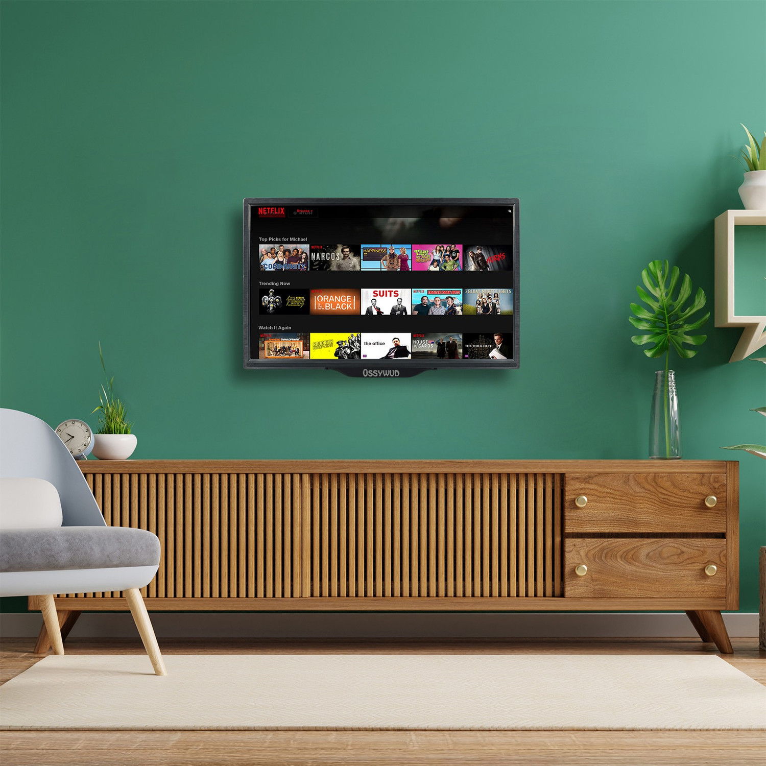 Image of Ossywud 60.96 cm (24 inch) HD Ready LED Smart Android Based TV