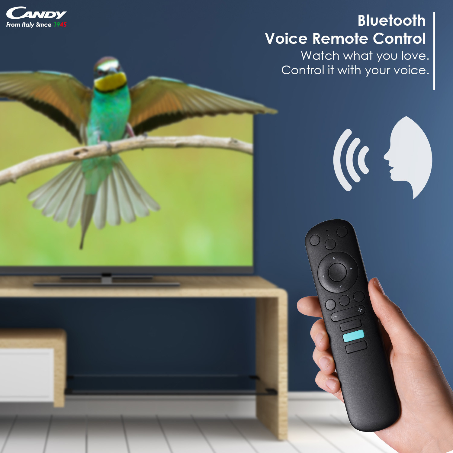 Image of CANDY 165 cm (65 inch) QLED Ultra HD (4K) Smart Google TV with Dolby Atmos & Dolby Vision