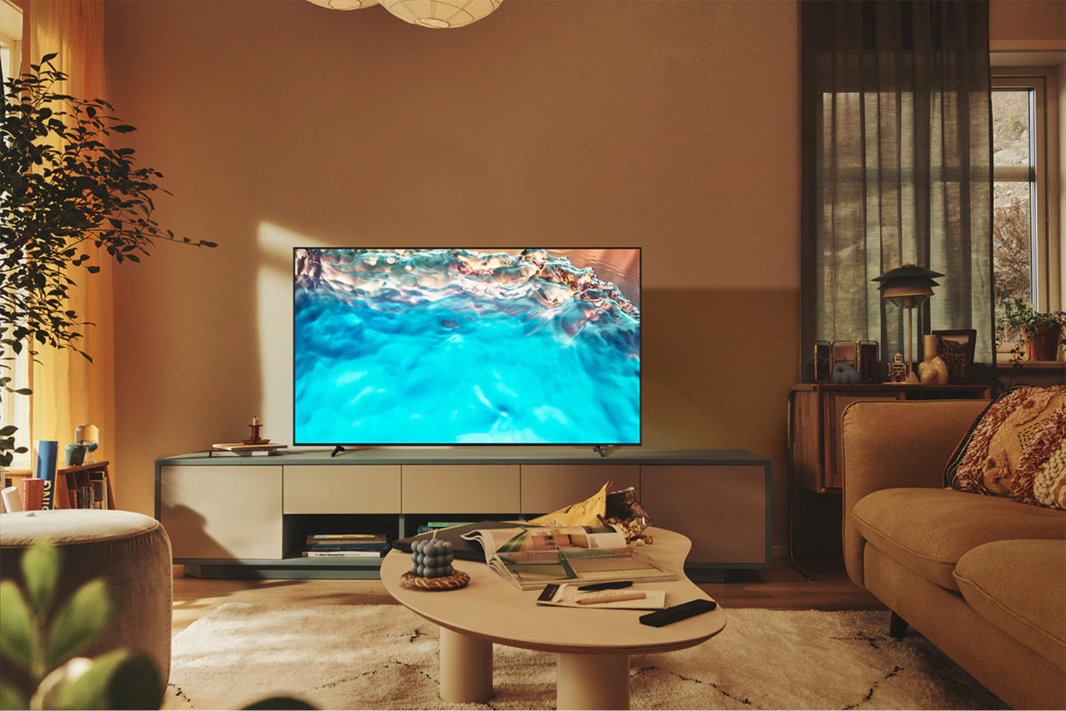 Image of Samsung 138 cm (55 inch) Ultra HD (4K) LED Smart Tizen TV