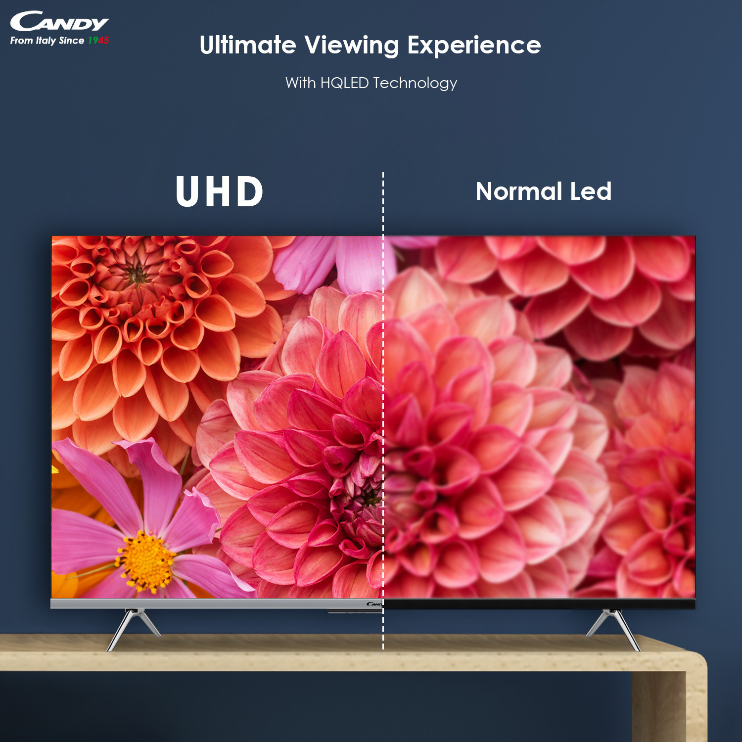 Image of CANDY 139 cm (55 inch) Ultra HD (4K) LED Smart Google TV with Dolby Atmos & Dolby Vision