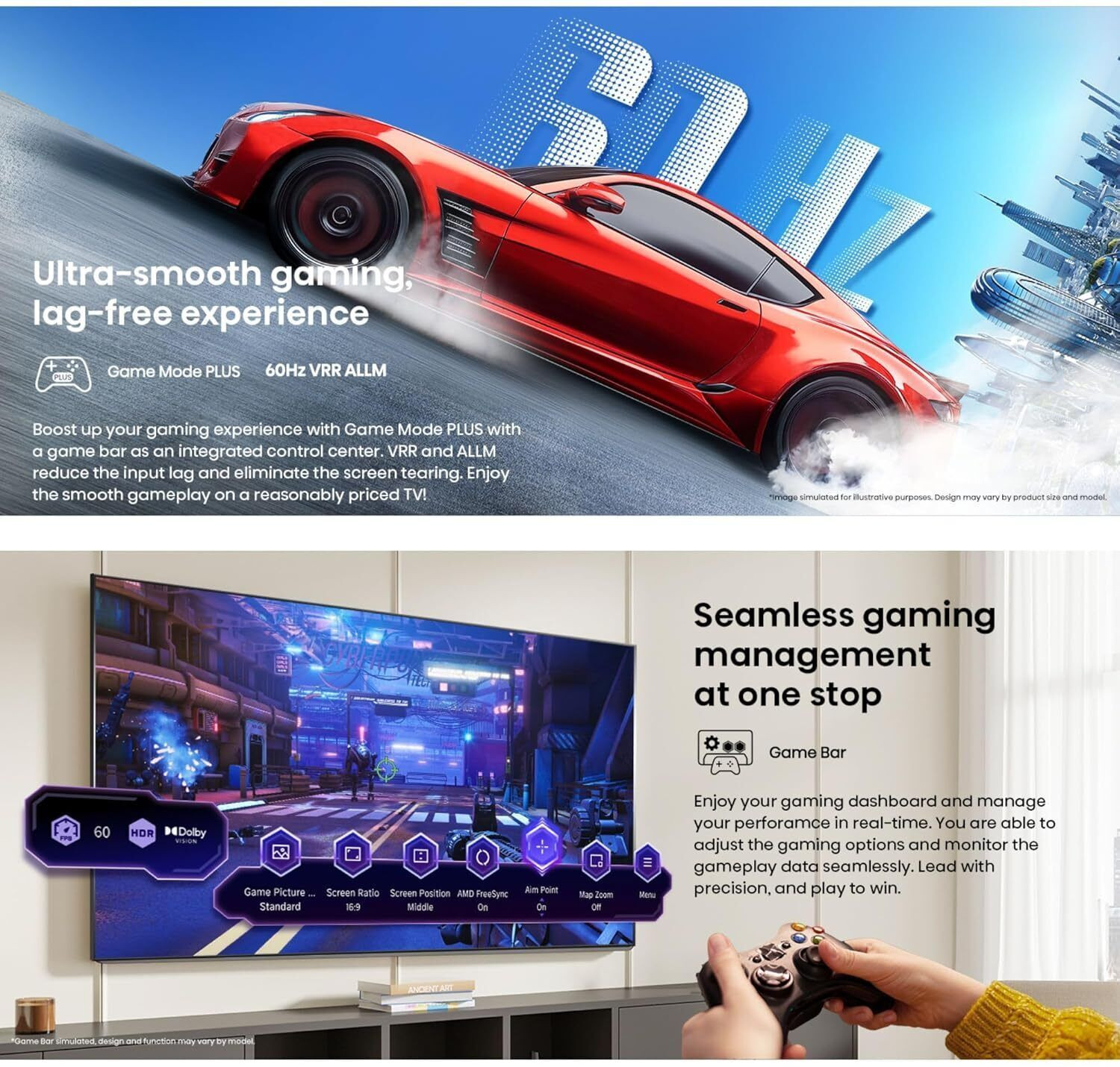 Image of Hisense Q6Q 108 cm (43 inch) QLED Ultra HD (4K) Smart VIDAA TV 2025 Edition with 120HZ |Dolby Vision & Atmos |Voice Control |Smooth Motion Rate (43Q6Q)