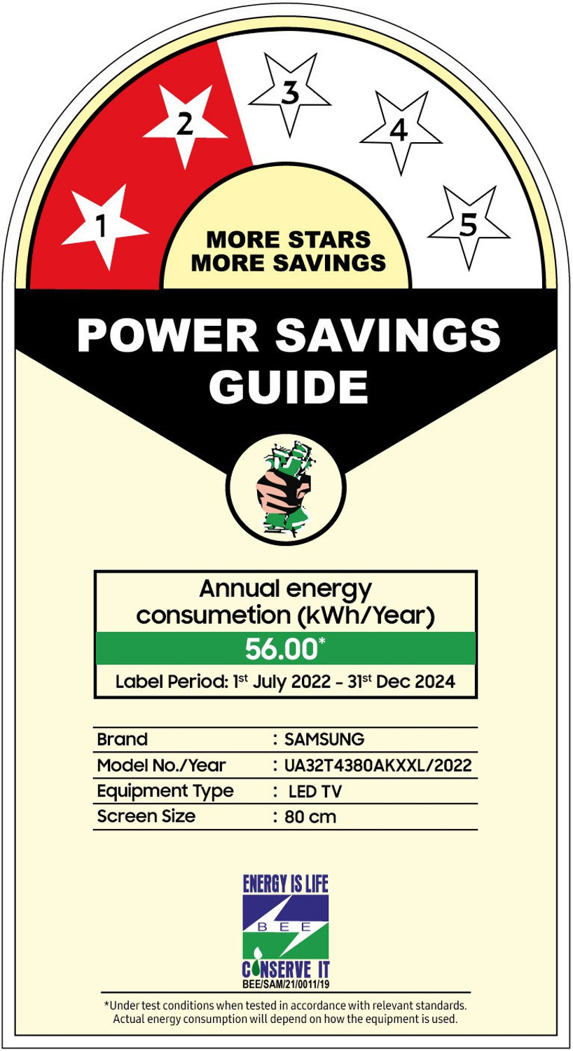 Image of Samsung 80 cm (32 Inch) HD Ready LED Smart Tizen TV with Bezel-Free Design | PurColor | Hyper Real Picture Engine | Triple Protection | SmartThings App Support | TV Key | Connect Share(HDD) | ConnectShare (USB 2.0)