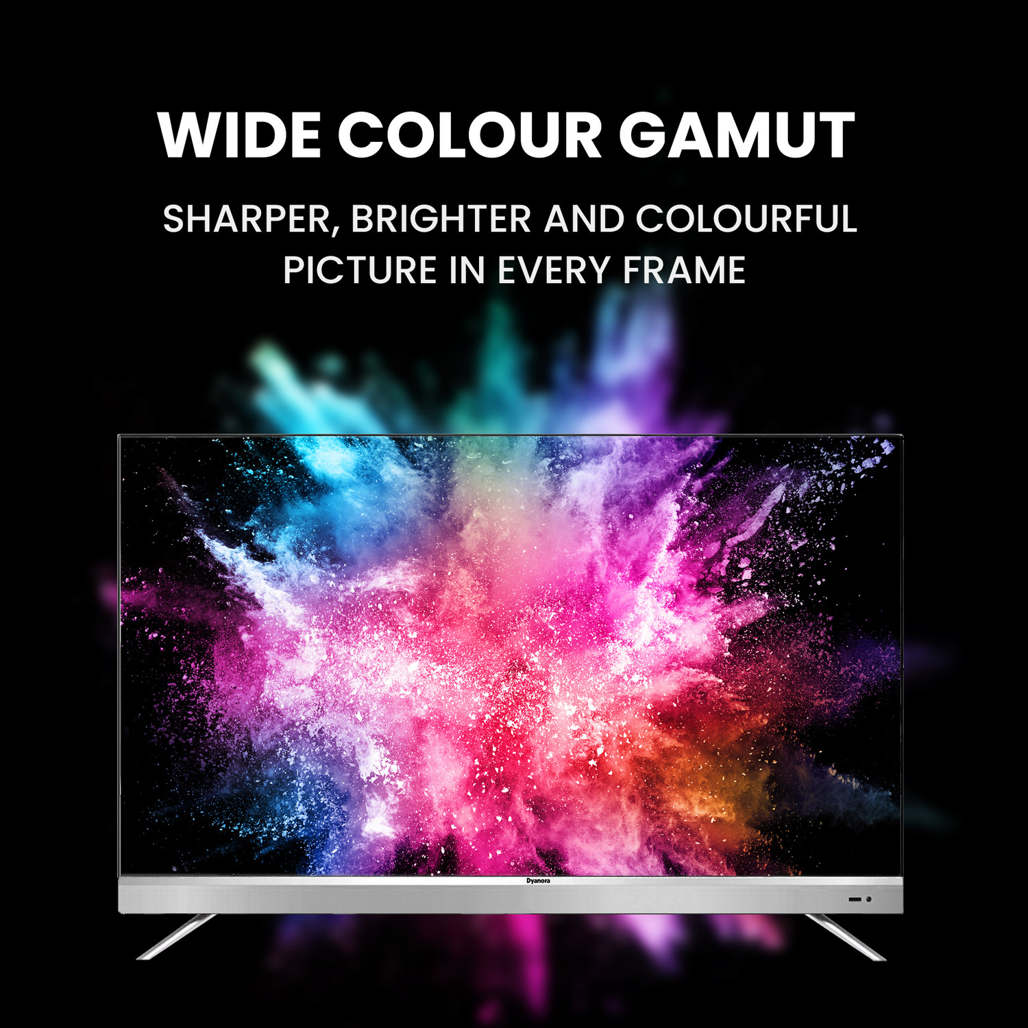 Image of Dyanora 109 cm (43 inch) Ultra HD (4K) LED Smart WebOS TV with HDR 10, Micro Dimming, Noise Reduction, Dolby Surround Sound (DY-LD43U1S)