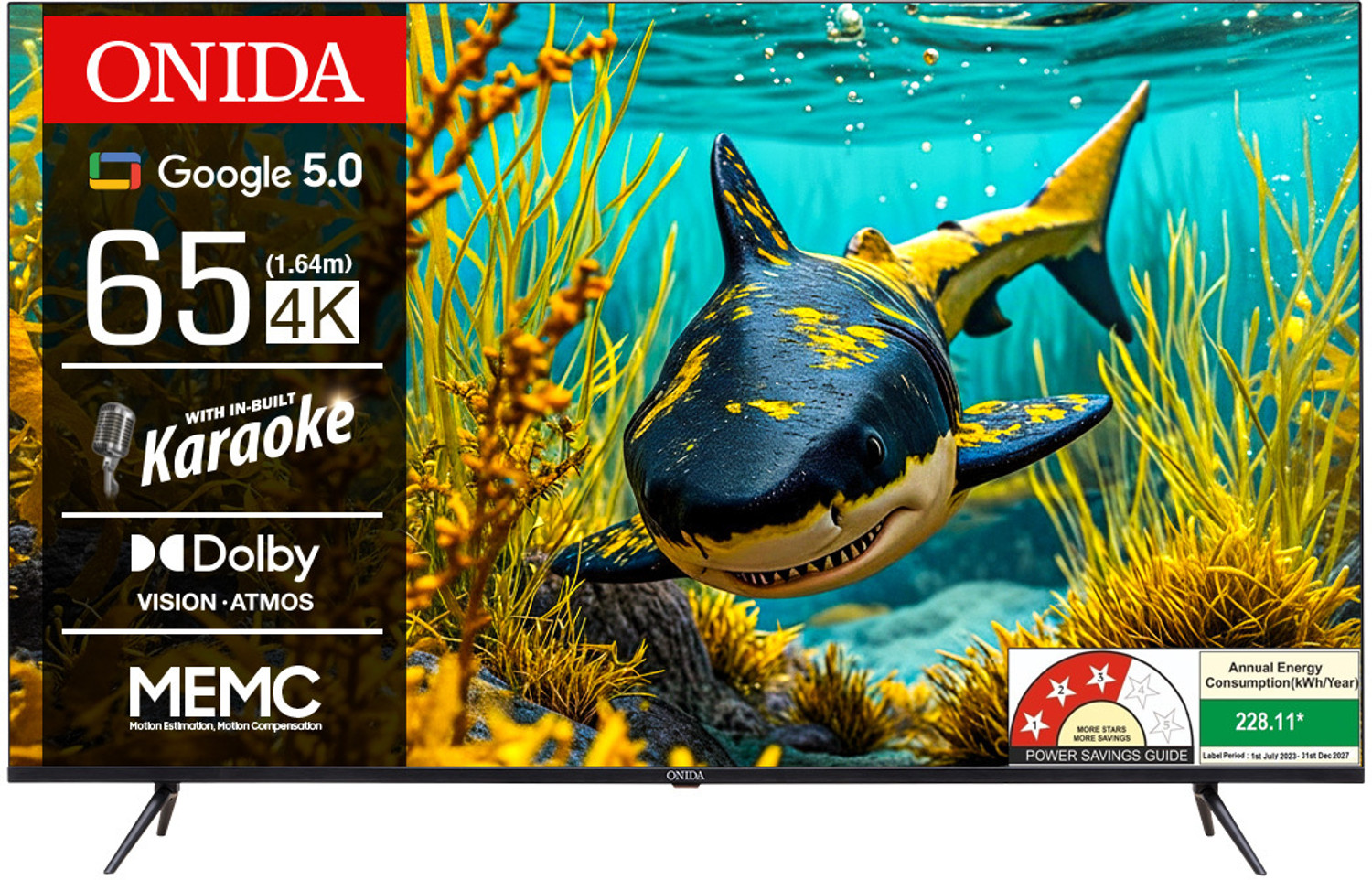 Image of ONIDA Nexg 101 cm (40 inch) Full HD LED Smart Google TV 2025 Edition with Onida Smart 40 inch full hd google tv (40FGI)