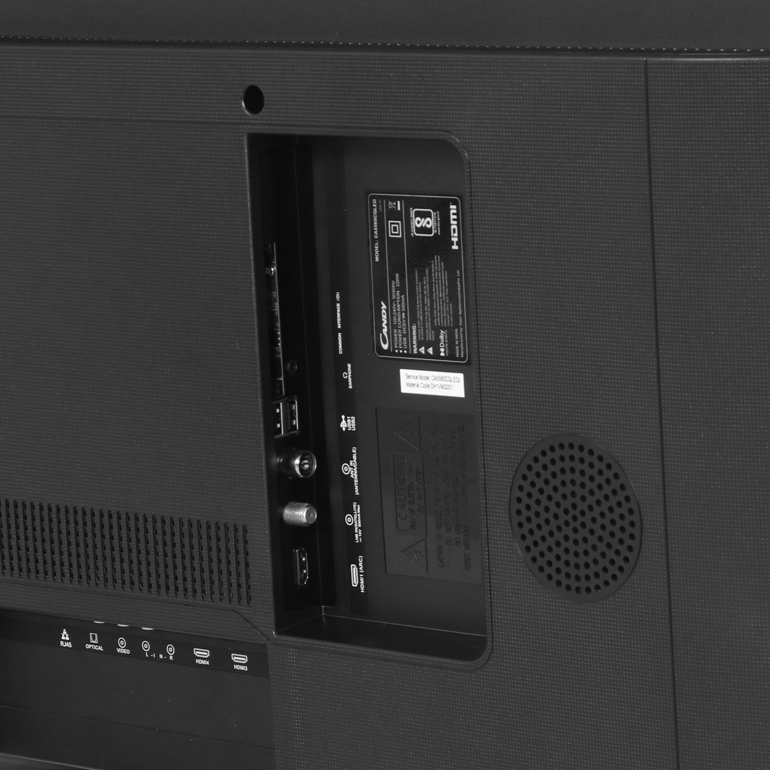 Image of CANDY 139 cm (55 inch) QLED Ultra HD (4K) Smart Google TV with Dolby Atmos & Dolby Vision