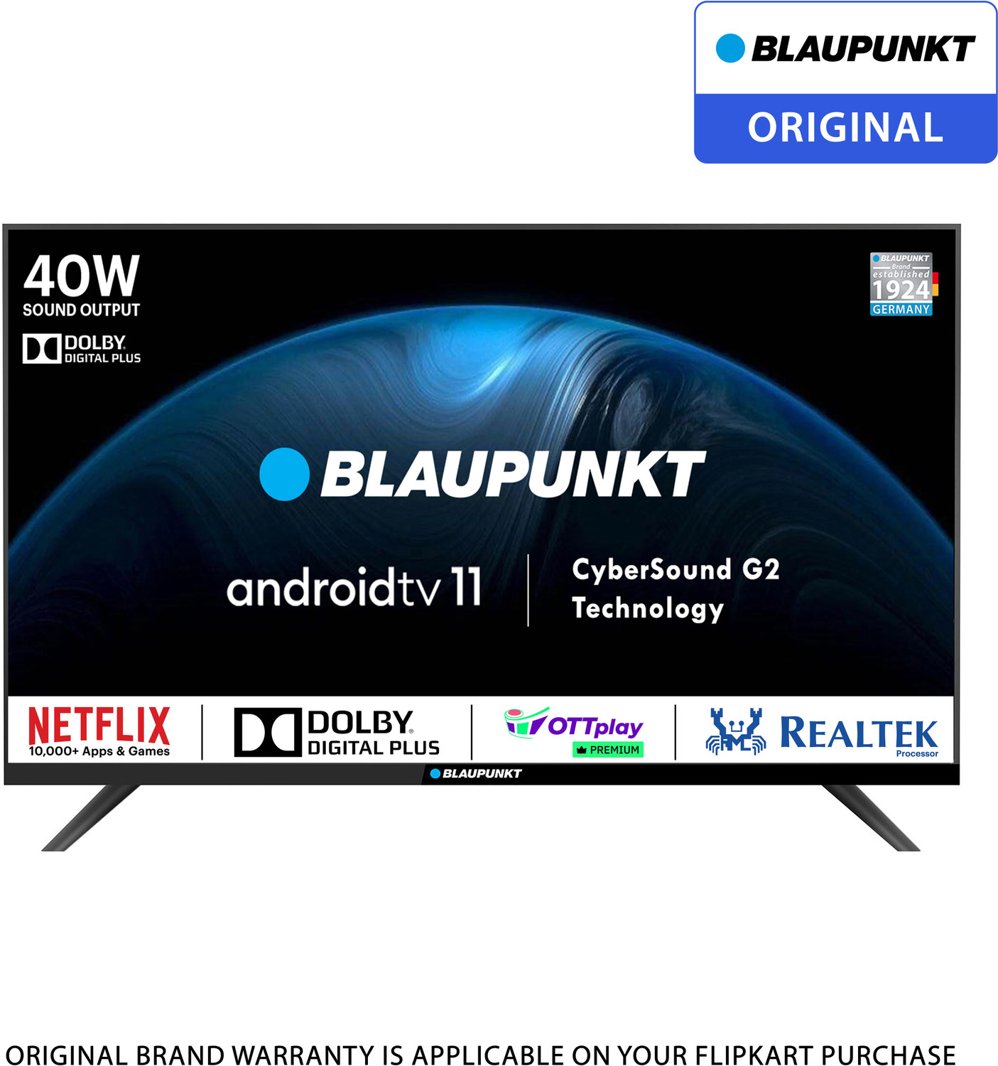 Blaupunkt CyberSound G2 Series 80 cm (32 inch) HD Ready LED Smart Andr
