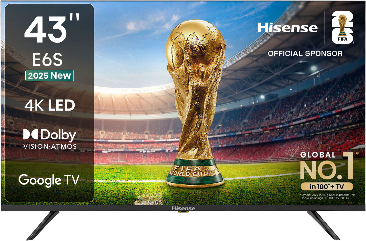 Image of Hisense Q6Q 108 cm (43 inch) QLED Ultra HD (4K) Smart VIDAA TV 2025 Edition with 120HZ |Dolby Vision & Atmos |Voice Control |Smooth Motion Rate (43Q6Q)