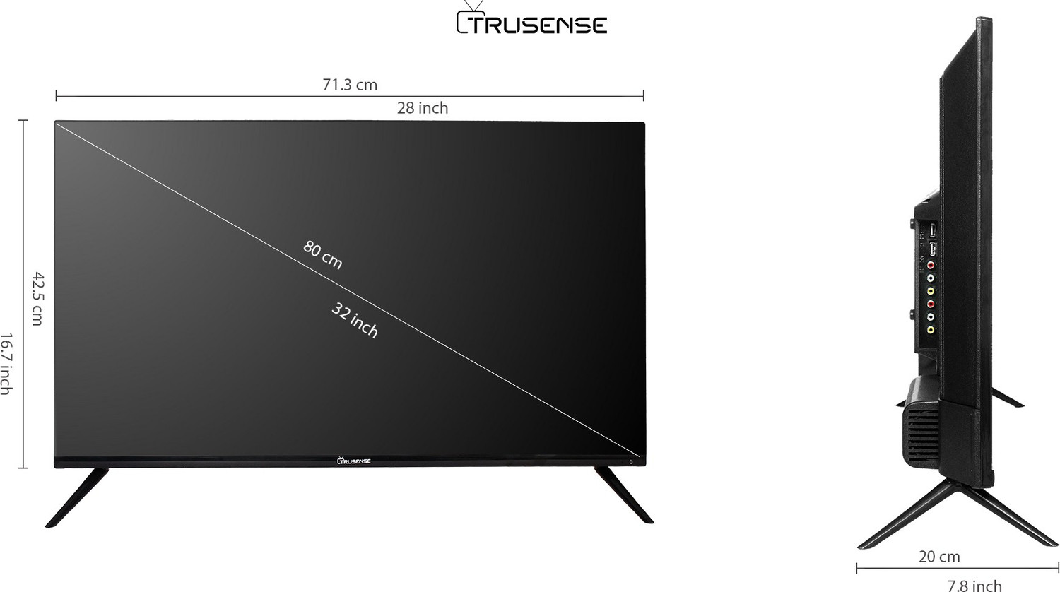 Image of TRUSENSE TS 3200 80 cm (32 inch) Full HD LED Smart Android TV