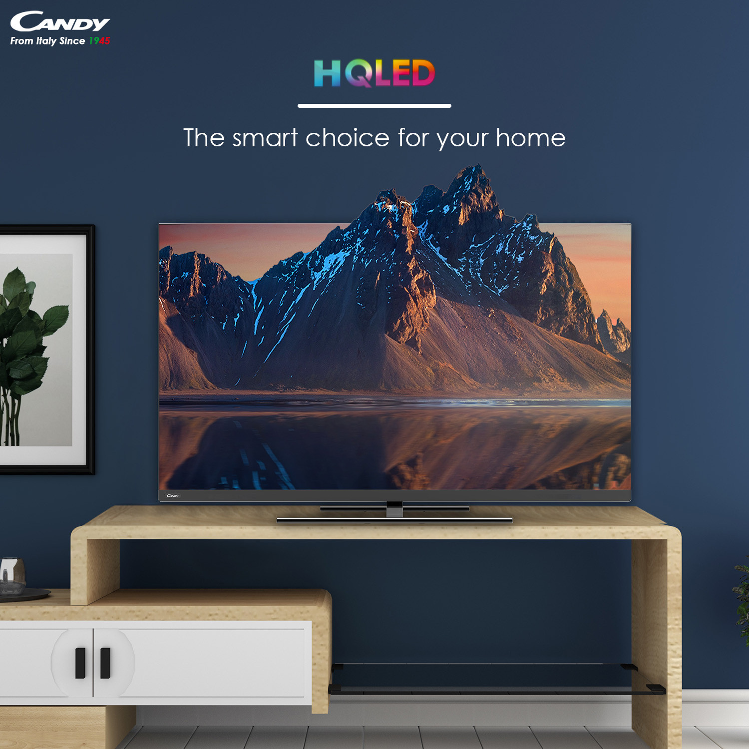 Image of CANDY 165 cm (65 inch) QLED Ultra HD (4K) Smart Google TV with Dolby Atmos & Dolby Vision