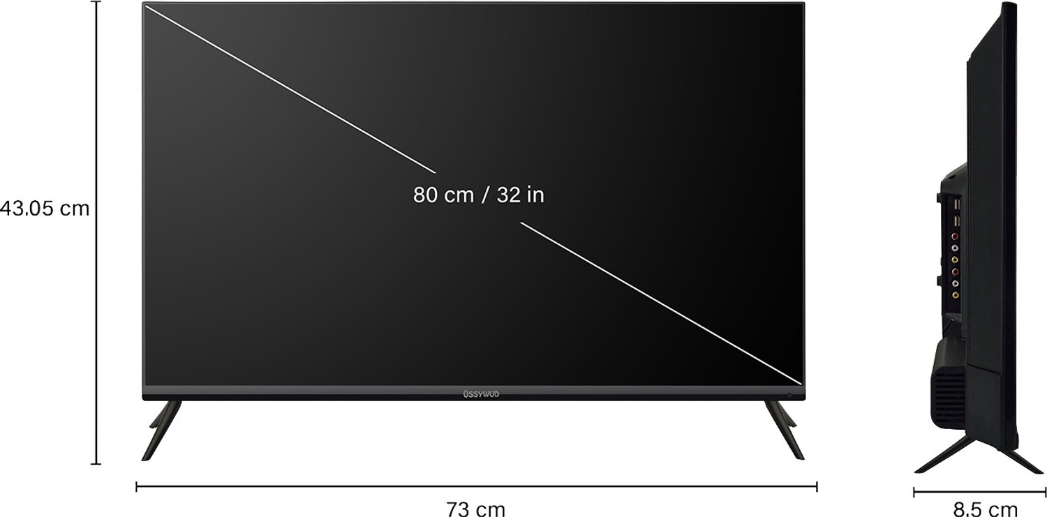 Image of Ossywud 80 cm (32 inch) HD Ready LED Smart Android Based TV