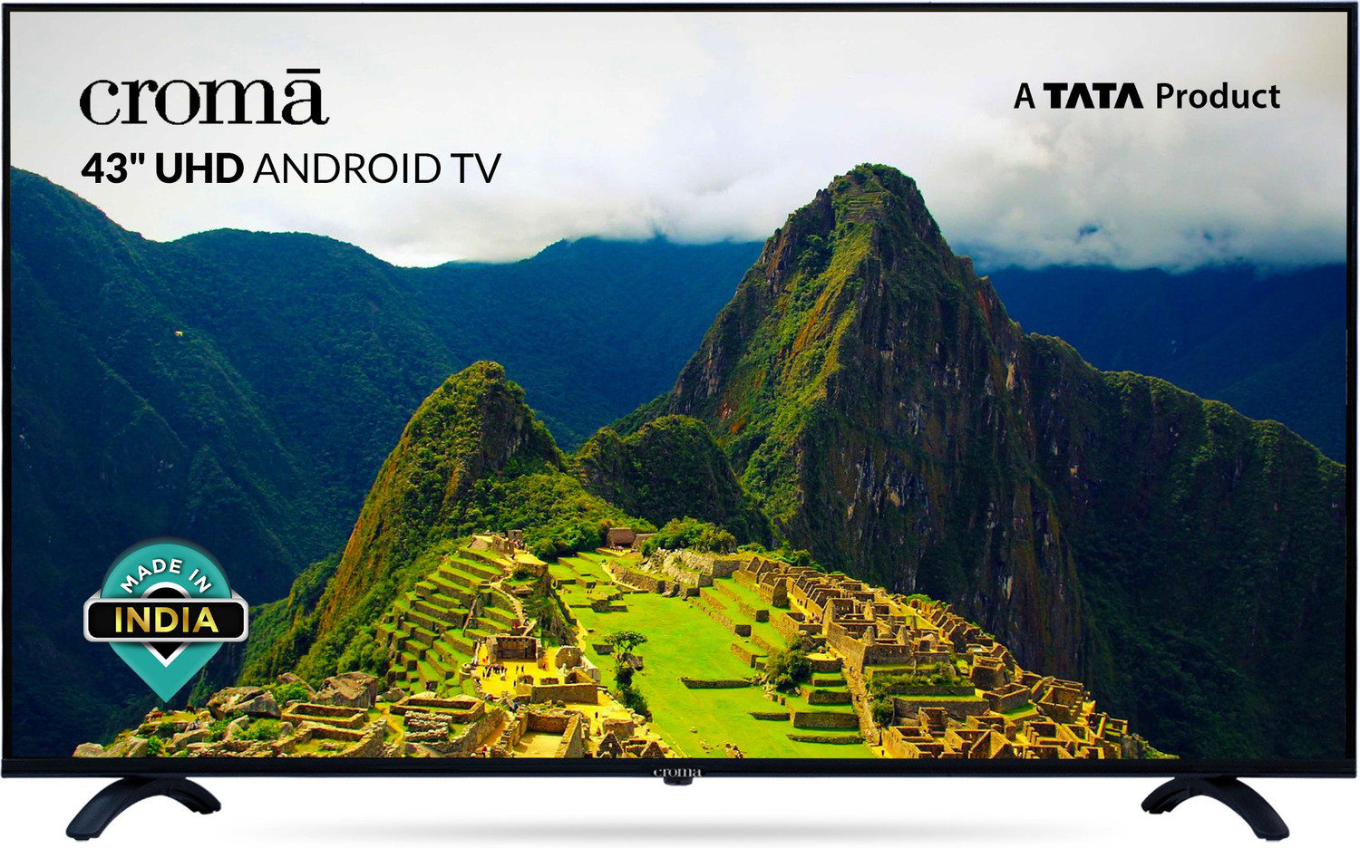 Image of Croma 109 cm (43 inch) Ultra HD (4K) LED Smart Android TV