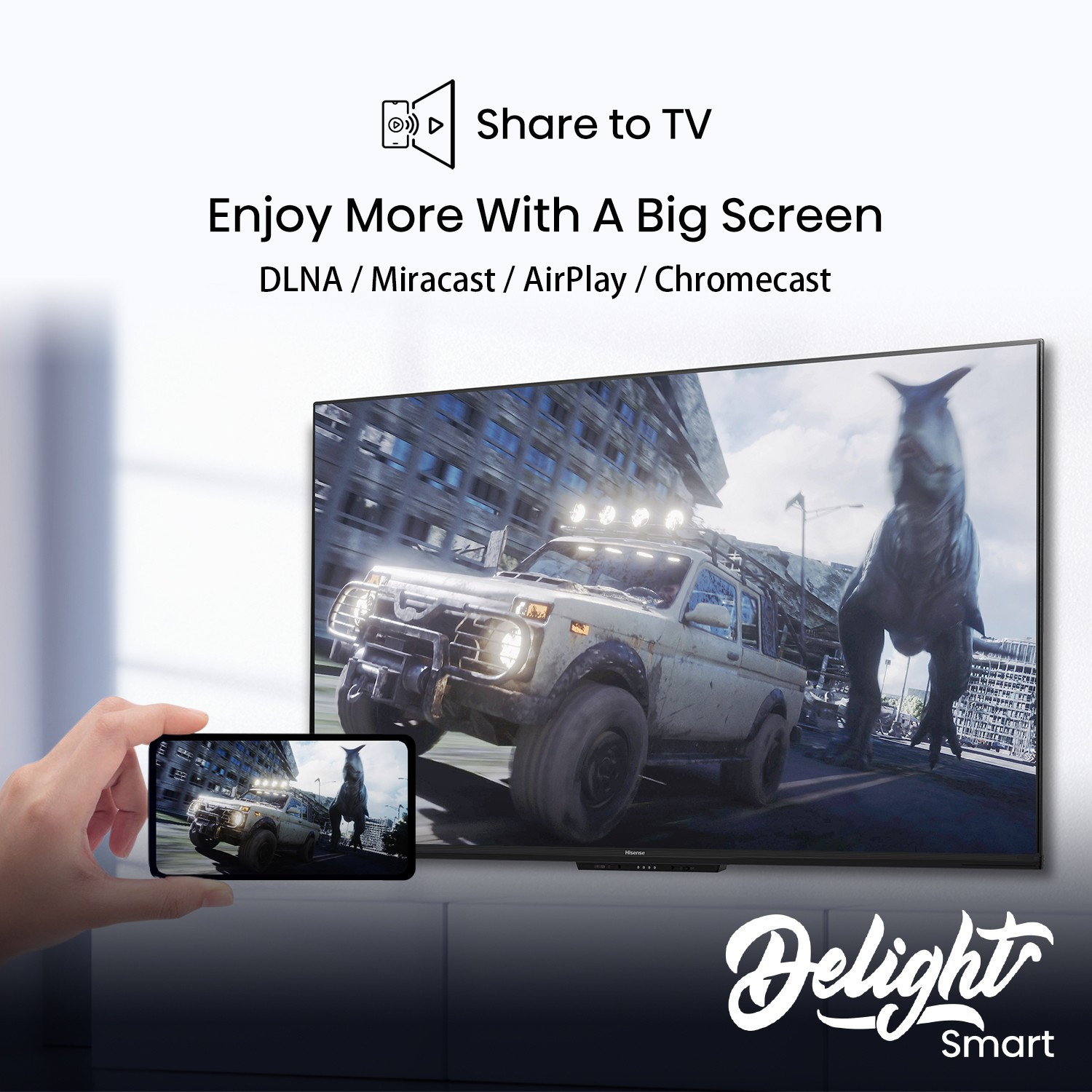 Image of Hisense A6H 108 cm (43 inch) Ultra HD (4K) LED Smart Google TV with Hands Free Voice Control, Dolby Vision and Atmos