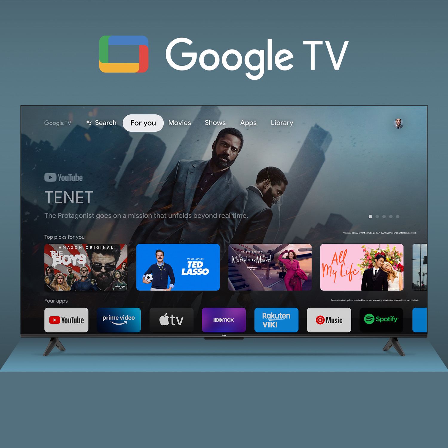 Image of TCL P635 164 cm (65 inch) Ultra HD (4K) LED Smart Google TV with Dolby Audio & HDR10