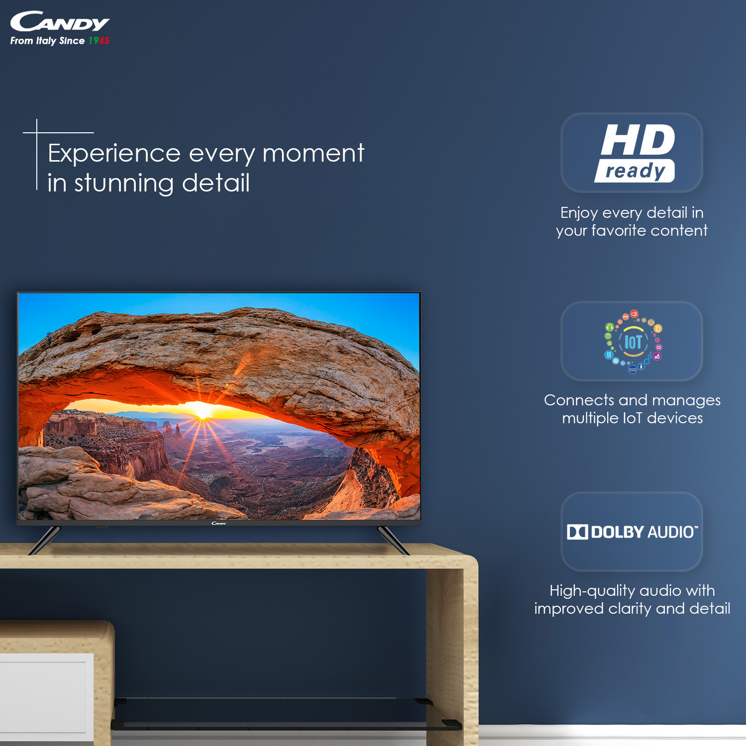 Image of CANDY 80 cm (32 inch) HD Ready LED Smart Android TV