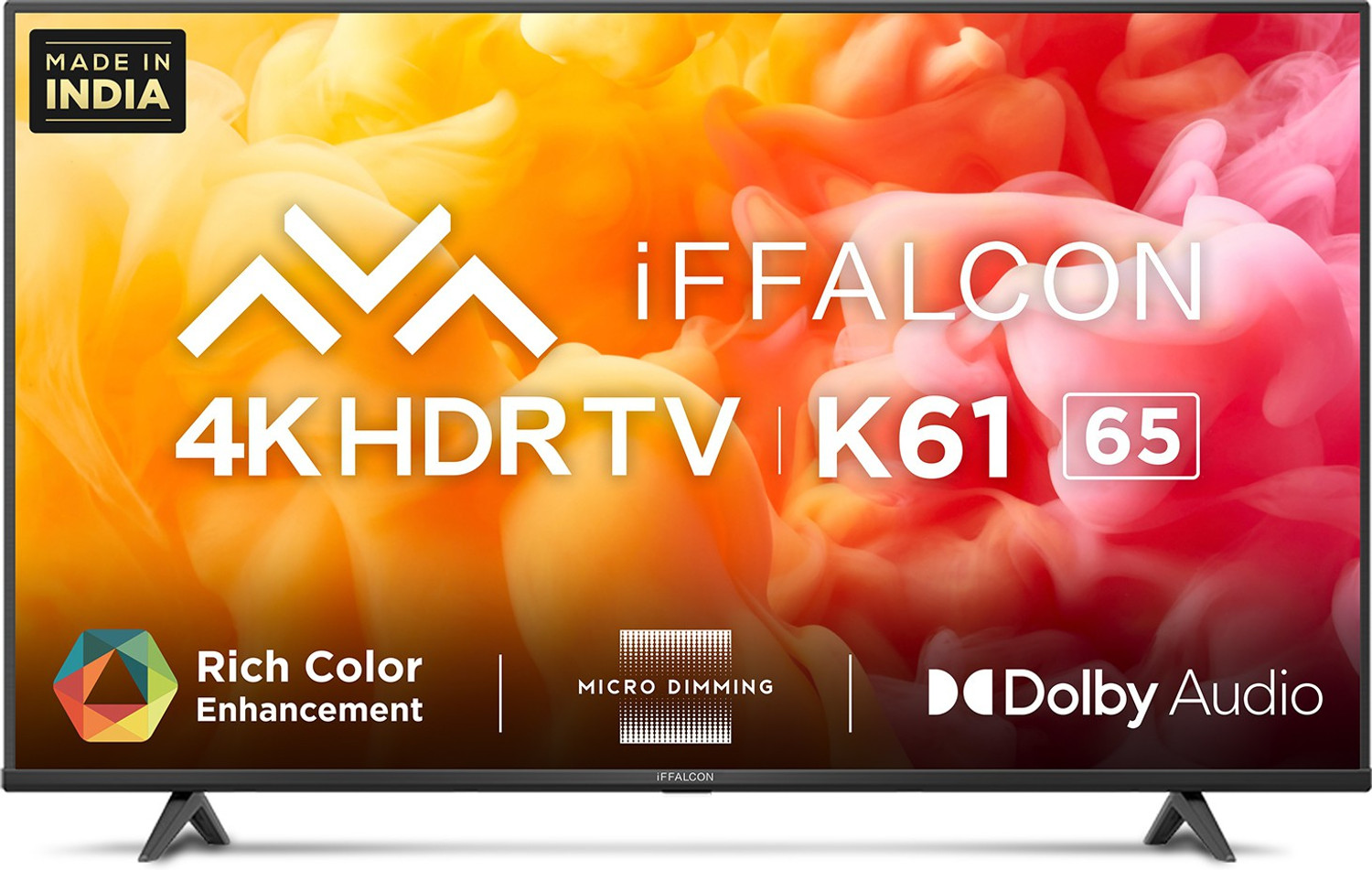 Image of iFFALCON by TCL K61 164 cm (65 inch) Ultra HD (4K) LED Smart Android TV