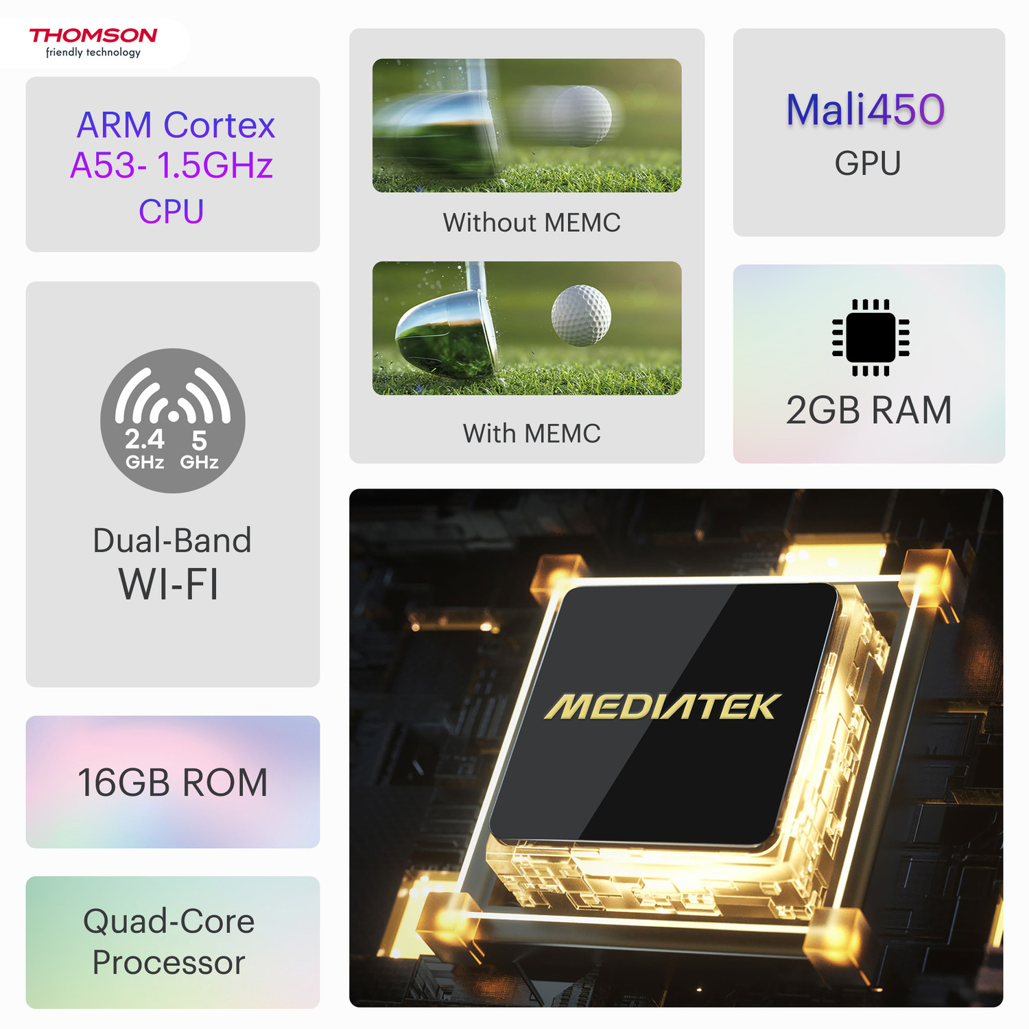 Image of Thomson 164 cm (65 inch) Ultra HD (4K) LED Smart Google TV with Dolby Vision & Atmos