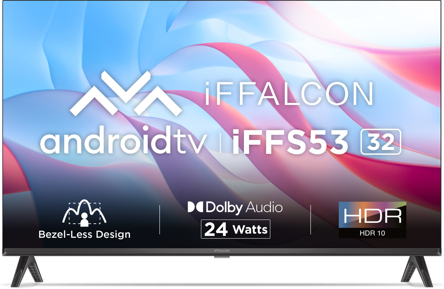 Image of iFFALCON by TCL 79.97 cm (32 inch) HD Ready LED Smart Android TV with HDR 10, Bezel-Less design and 24W Dolby Audio with Google Assistant