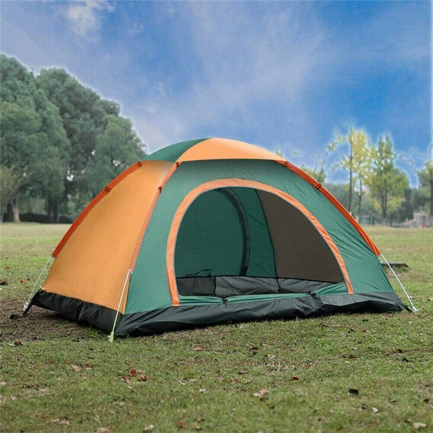 SIMESTICH 2 Person Camping Tent | 5-10 Minute Setup | Superior Air Ven