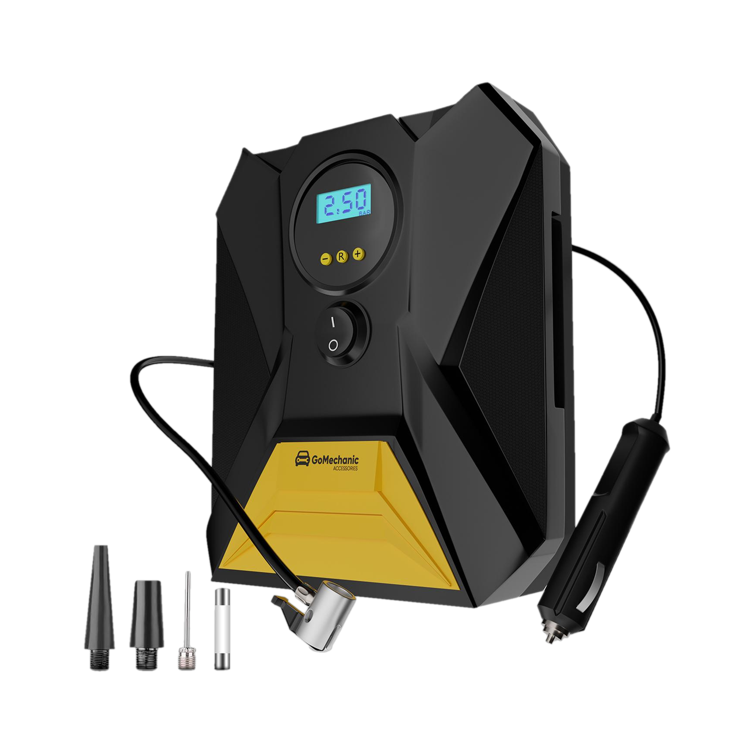 GoMechanic 150 psi Tyre Air Pump for Car &amp; Bike