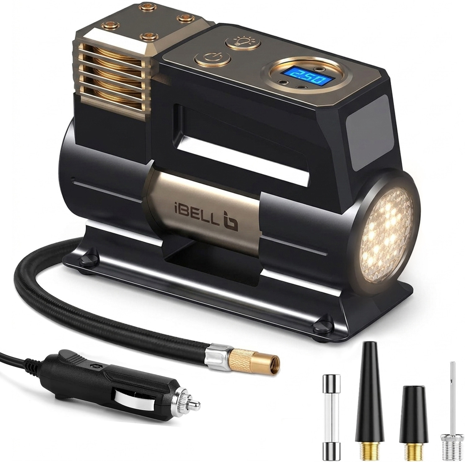 iBELL 150 psi Tyre Air Pump for Car &amp; Bike