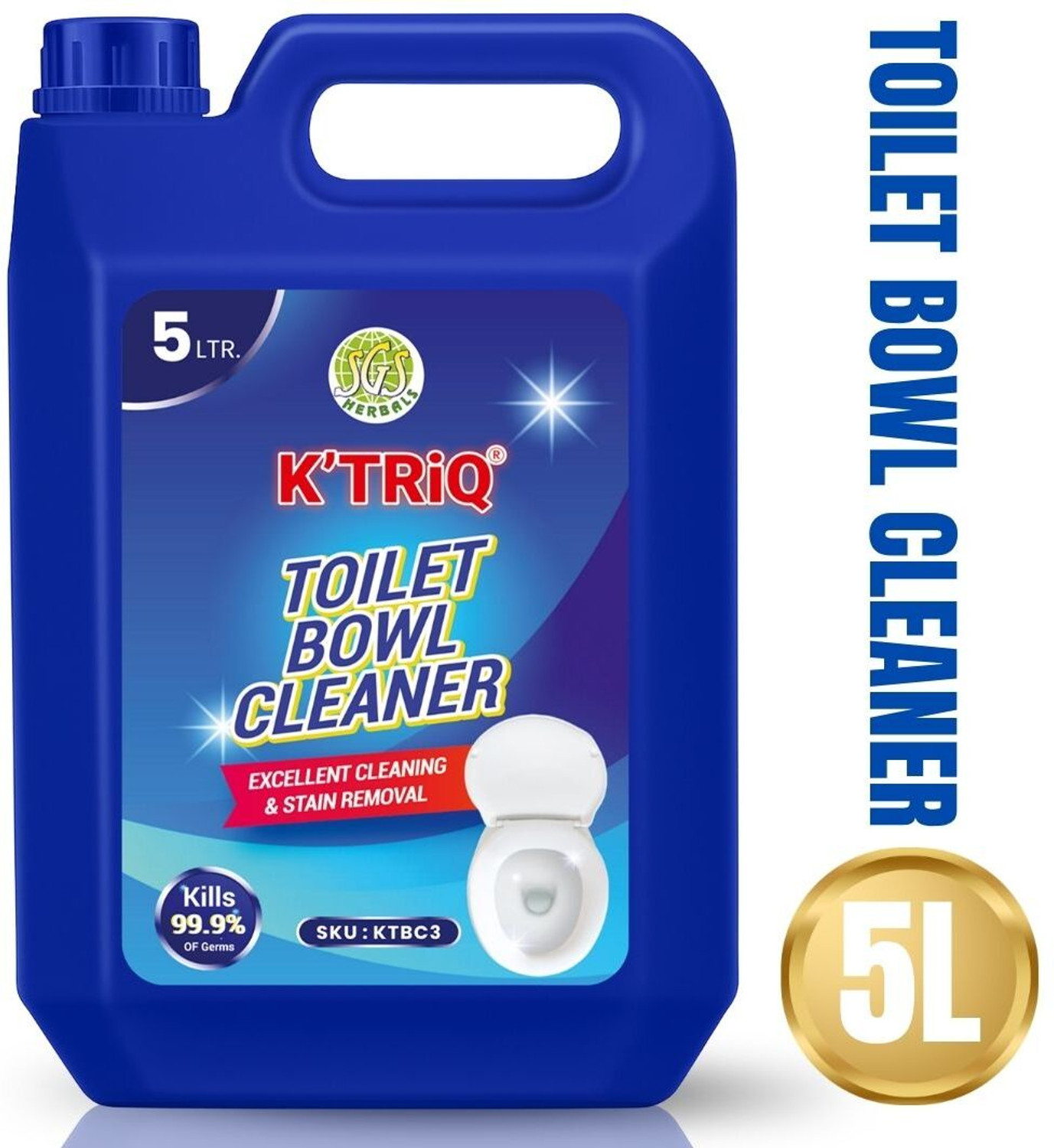 Image of Harpic 5000 /1 Original Liquid Toilet Cleaner (5 L)