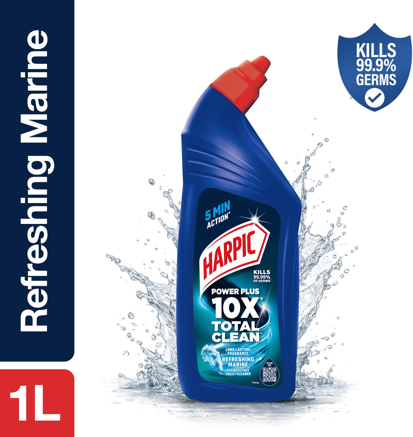 Image of Harpic blue ( 1 L) Citrus Liquid Toilet Cleaner (1 L)