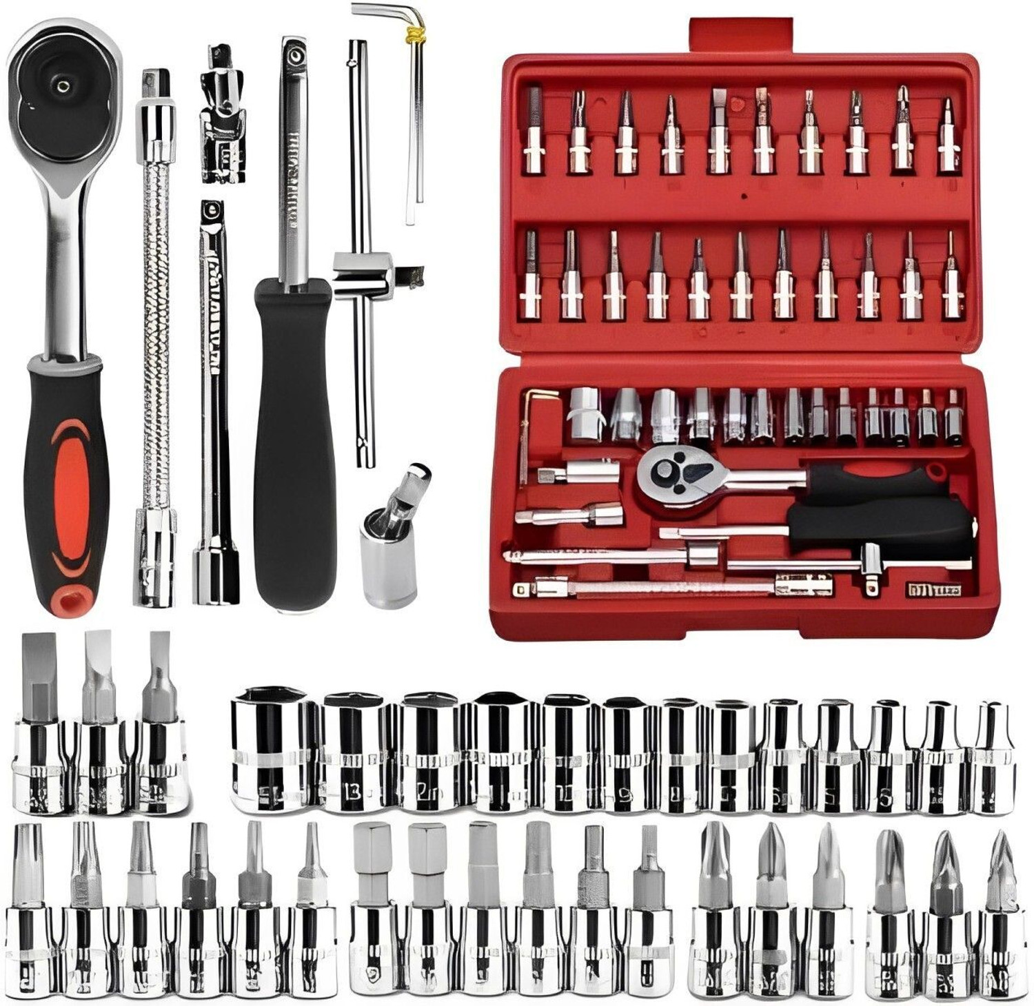 Image of PROBEROS 23 in 1 Guitar Repair and Maintenance Tool Kit with Case and Picks Archery Tool Kit