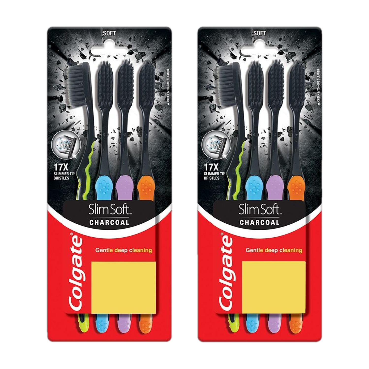 Colgate Slim Soft Charcoal Ultra Soft Toothbrush